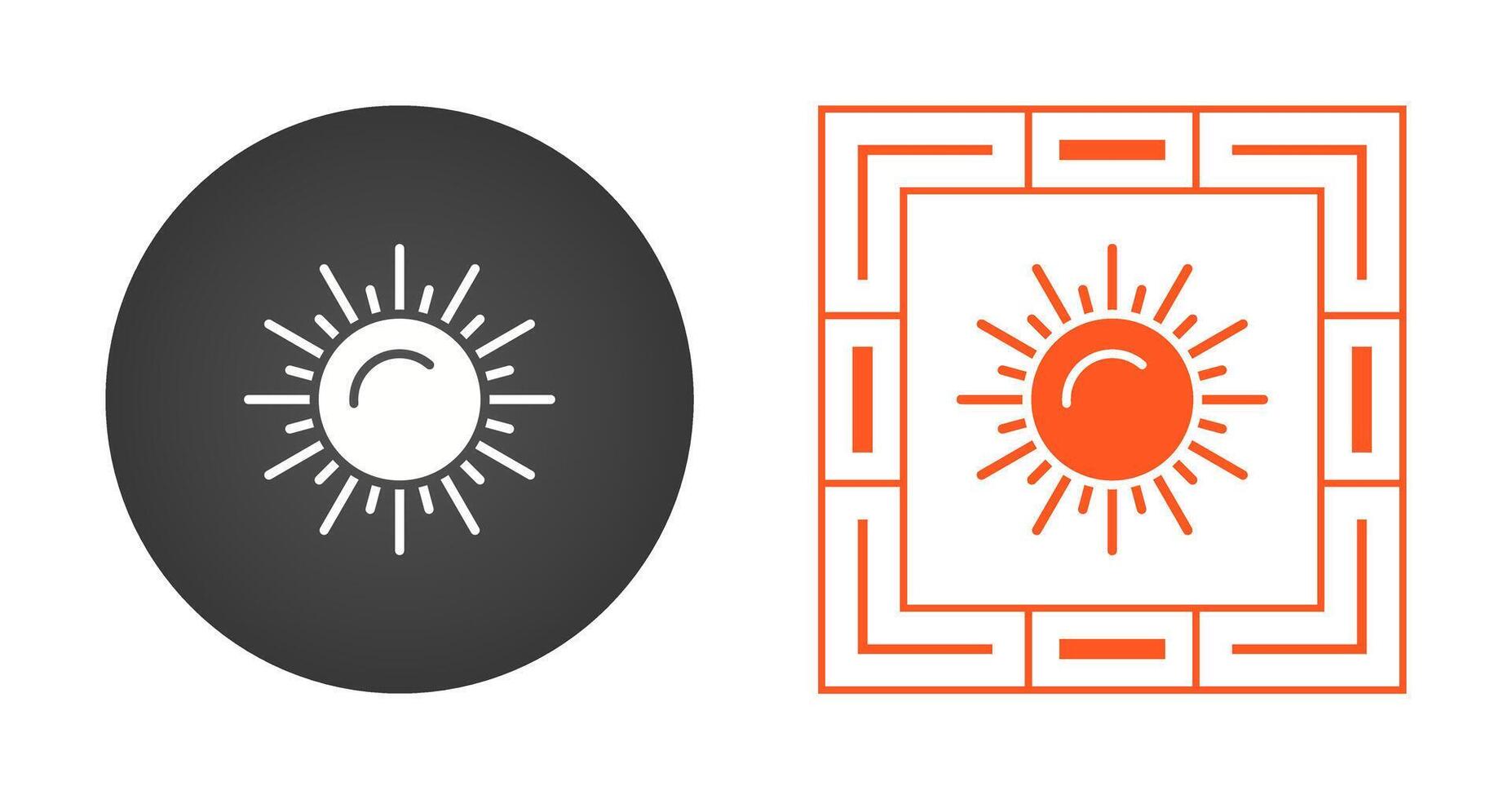 Sun Vector Icon