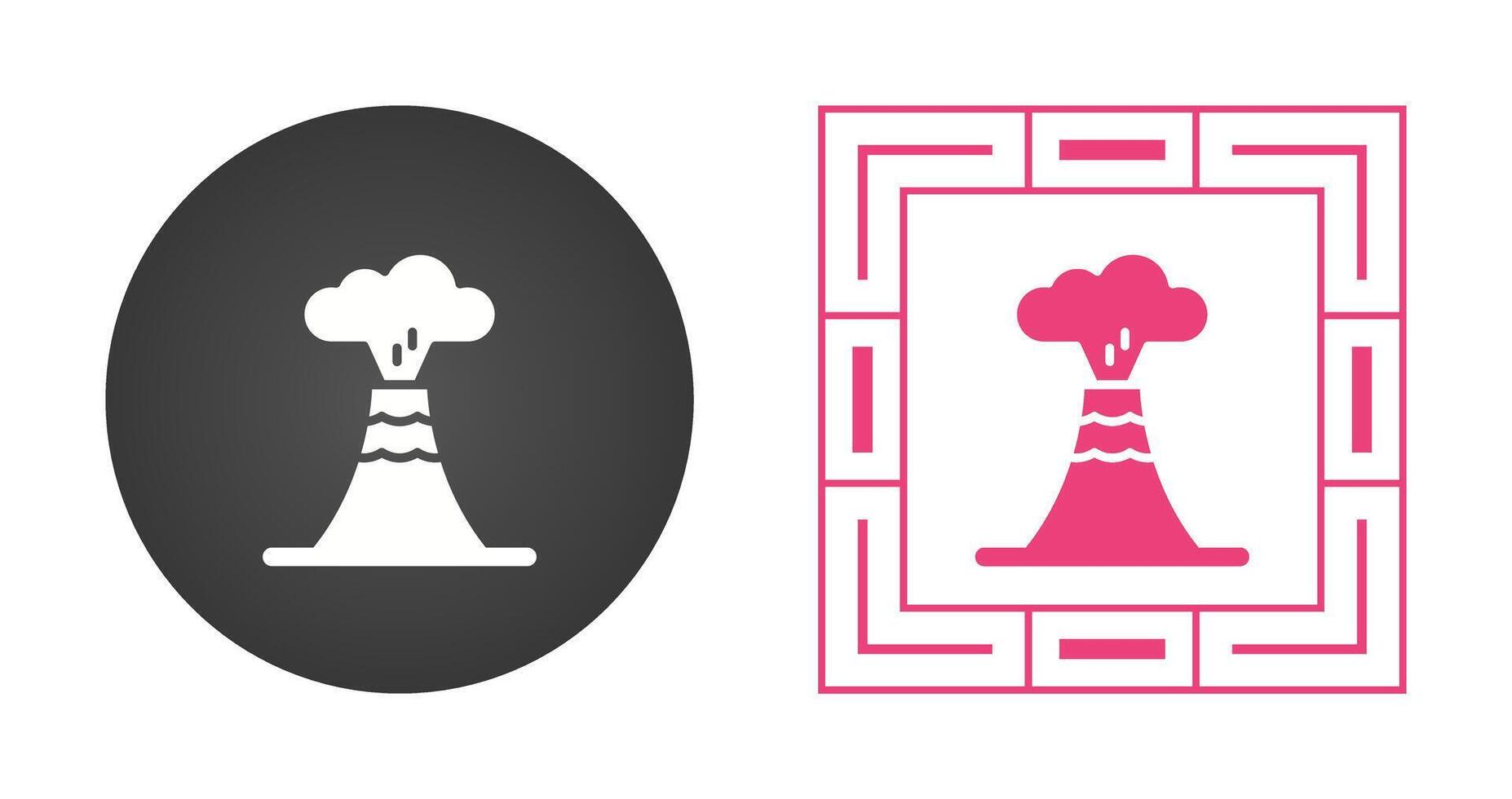 Volcano Vector Icon