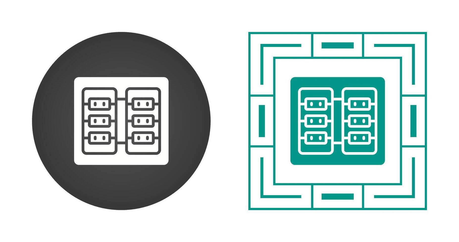 Server Room Vector Icon