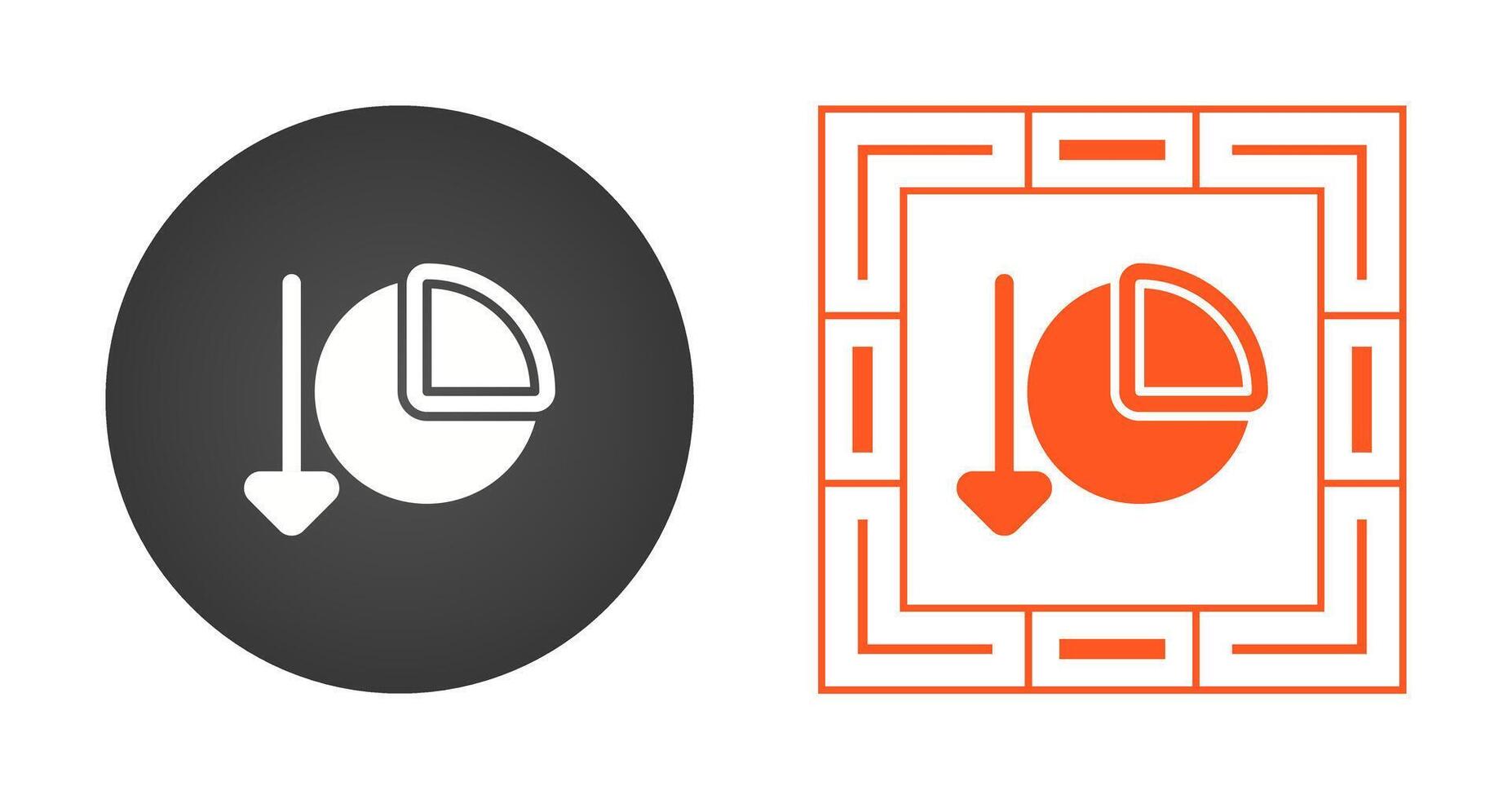 Chart Decreasing Vector Icon