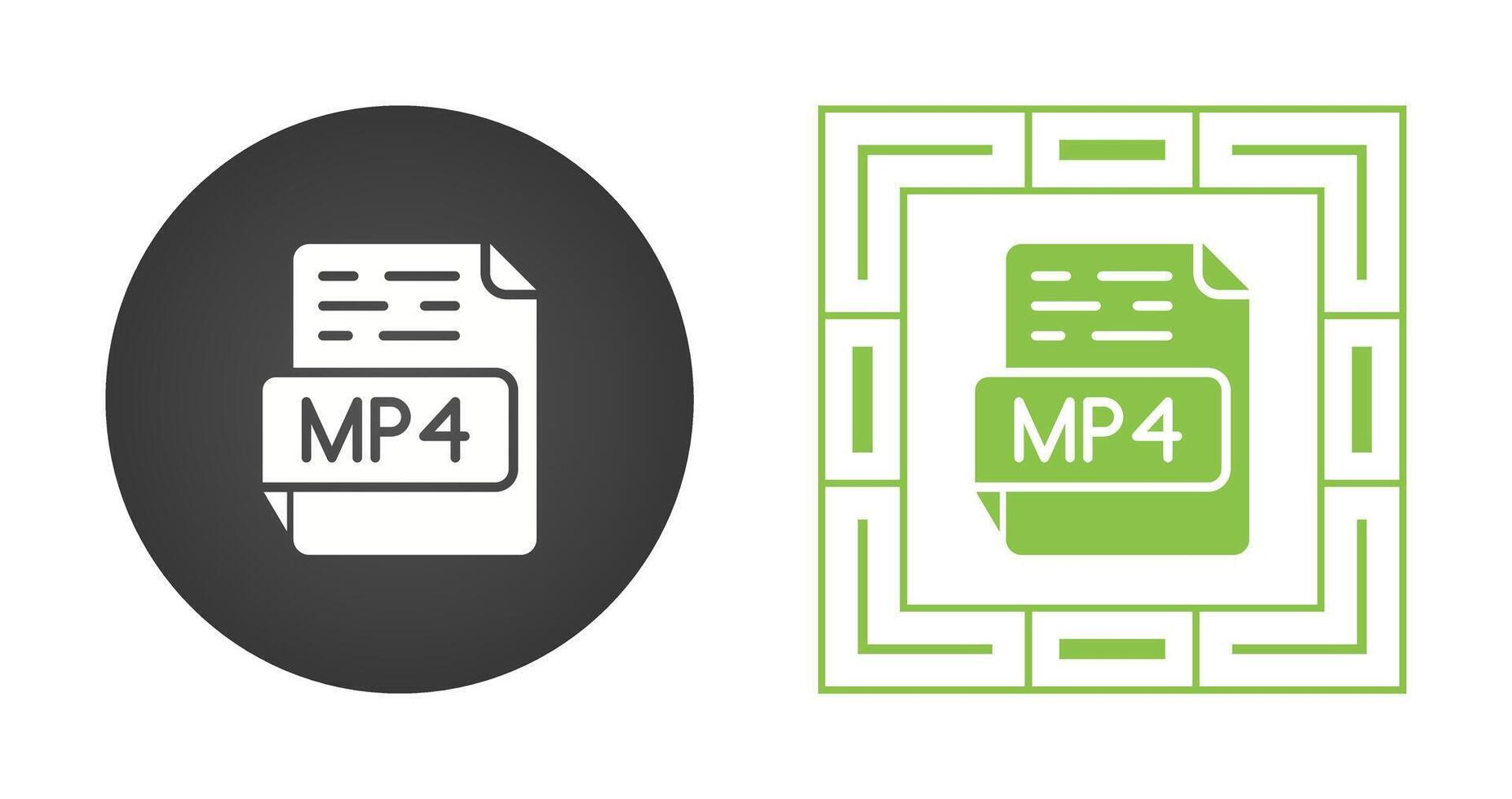 MP4 Vector Icon