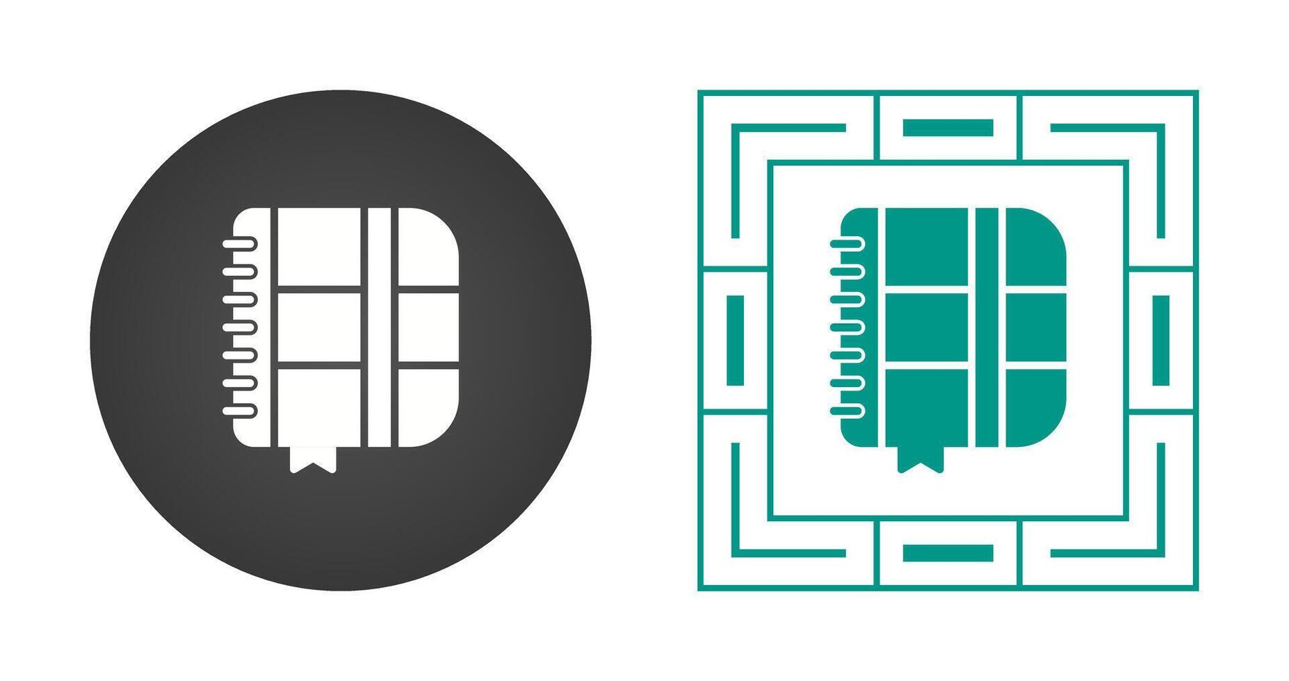 Notebook Vector Icon