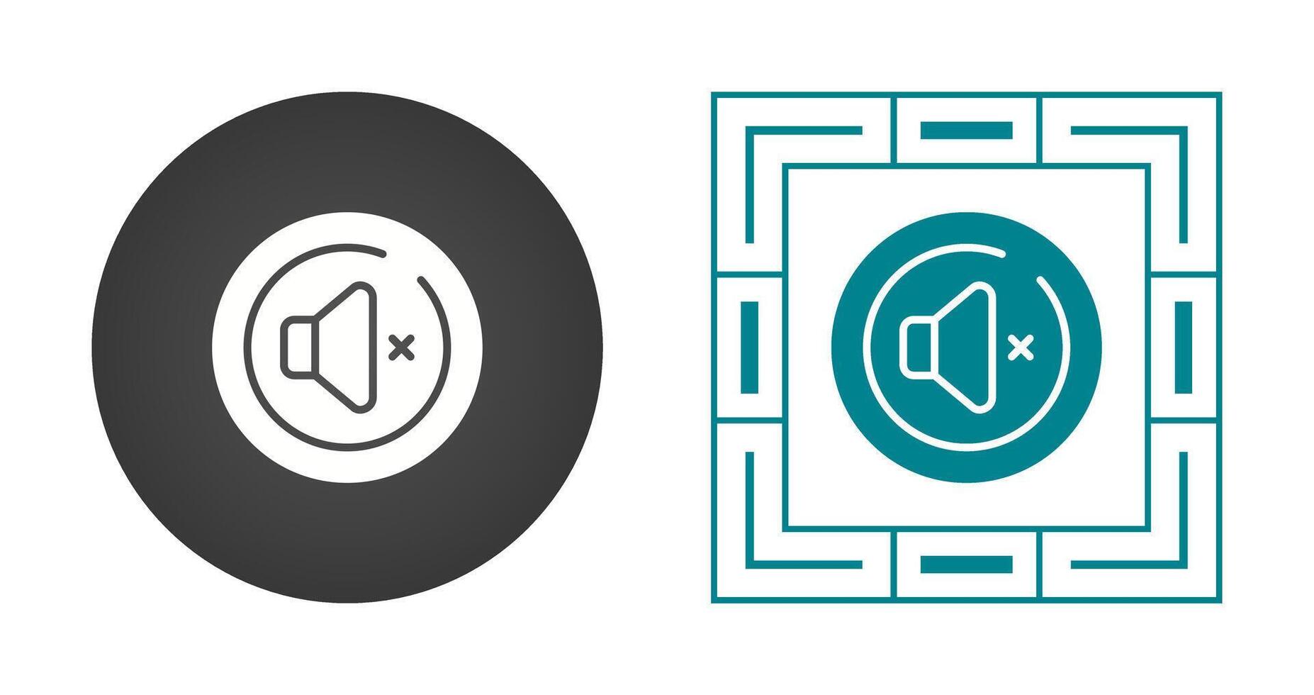 Mute Circle Vector Icon