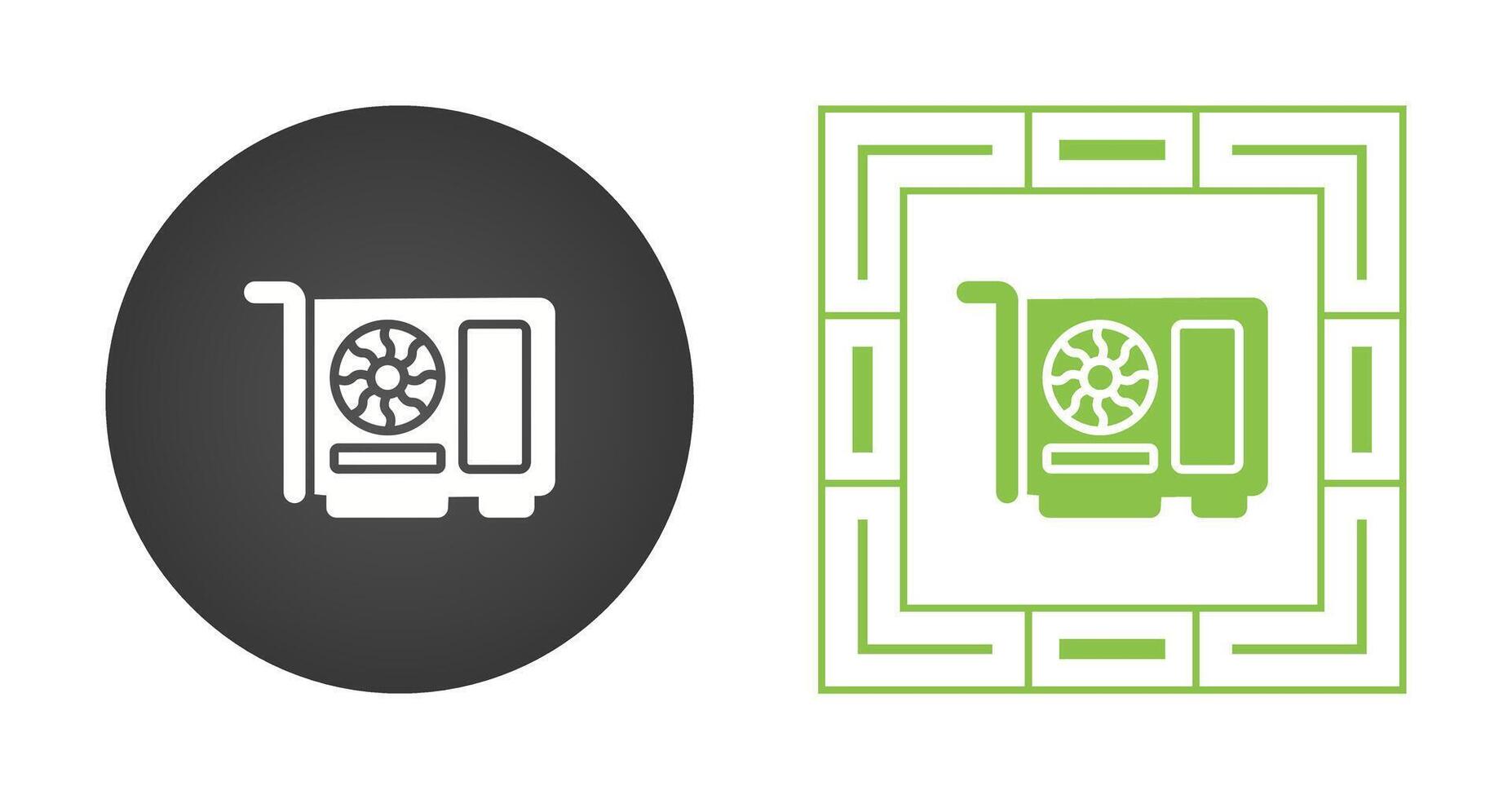 Graphic Card Vector Icon
