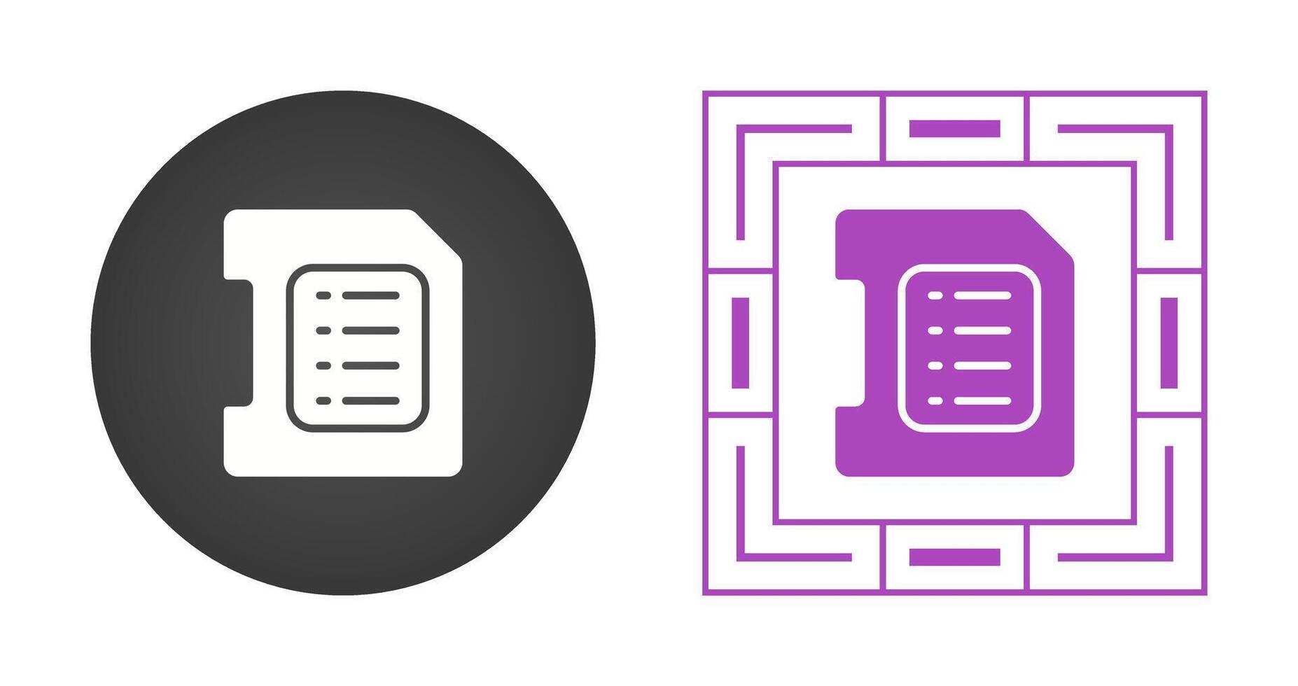 Sd Card Vector Icon