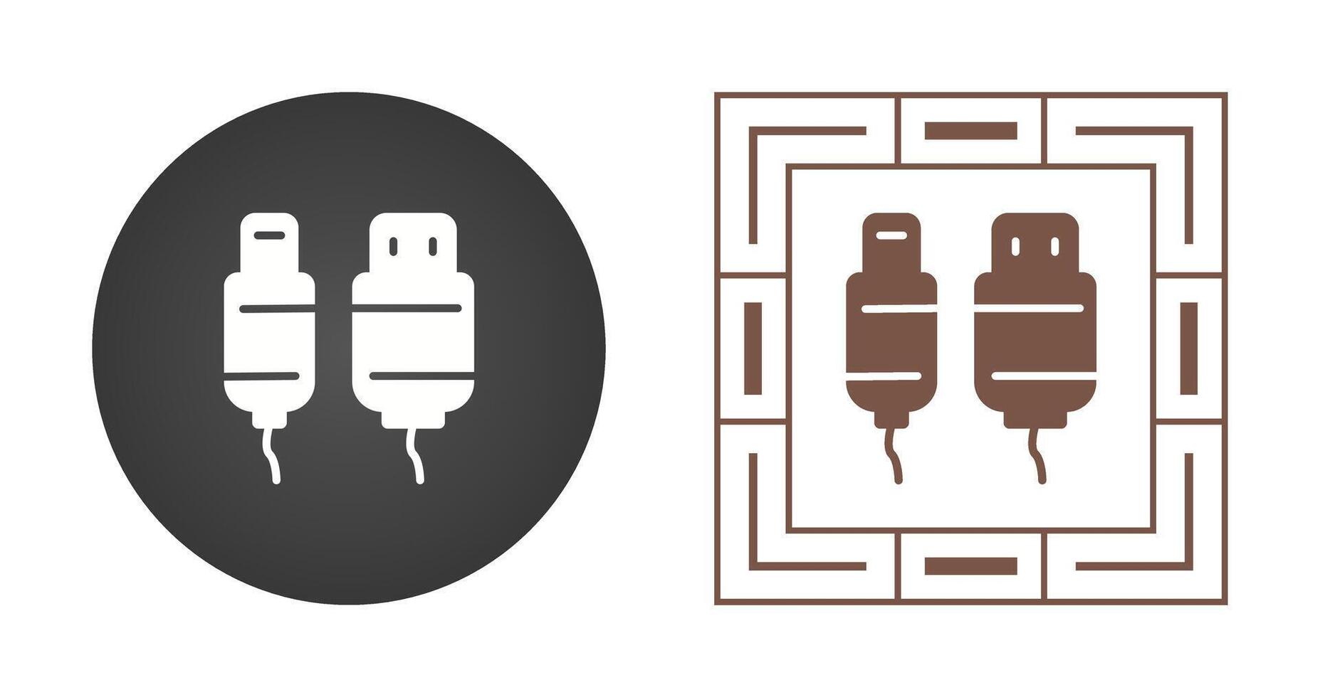 Usb Cable Vector Icon