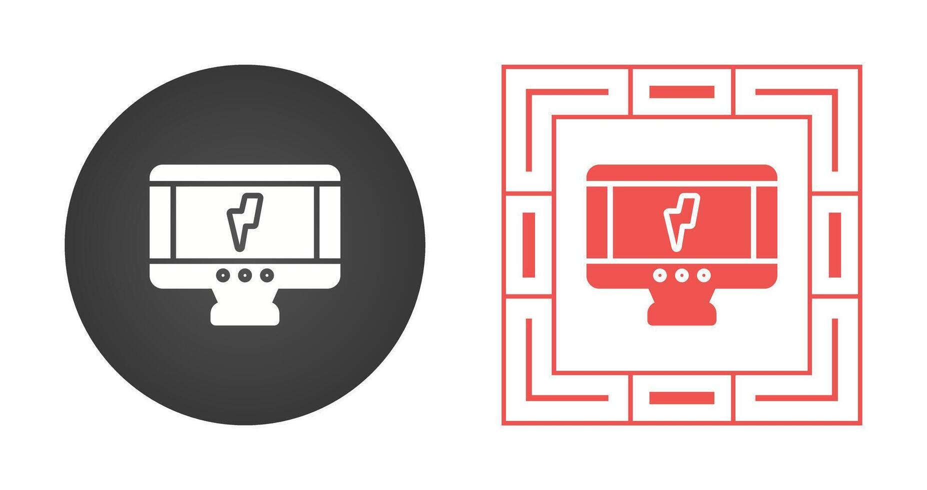 Thunderbolt Vector Icon
