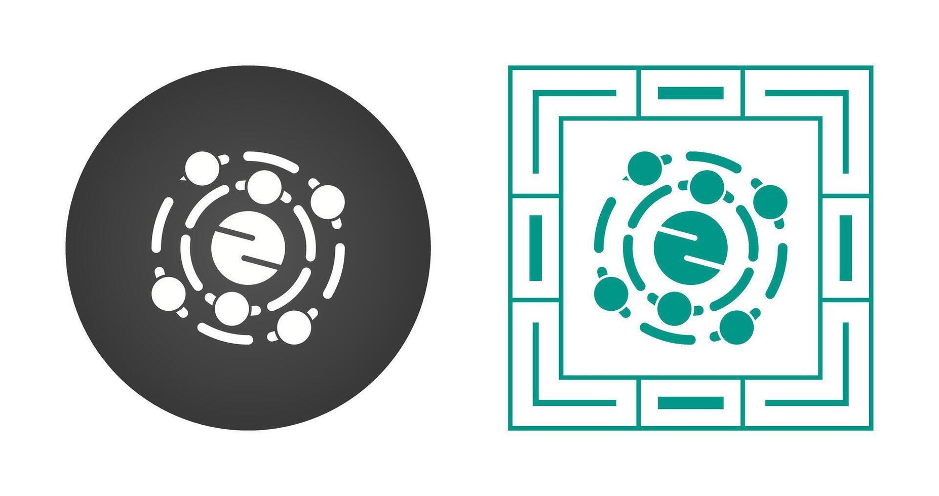 icono de vector de sistema solar