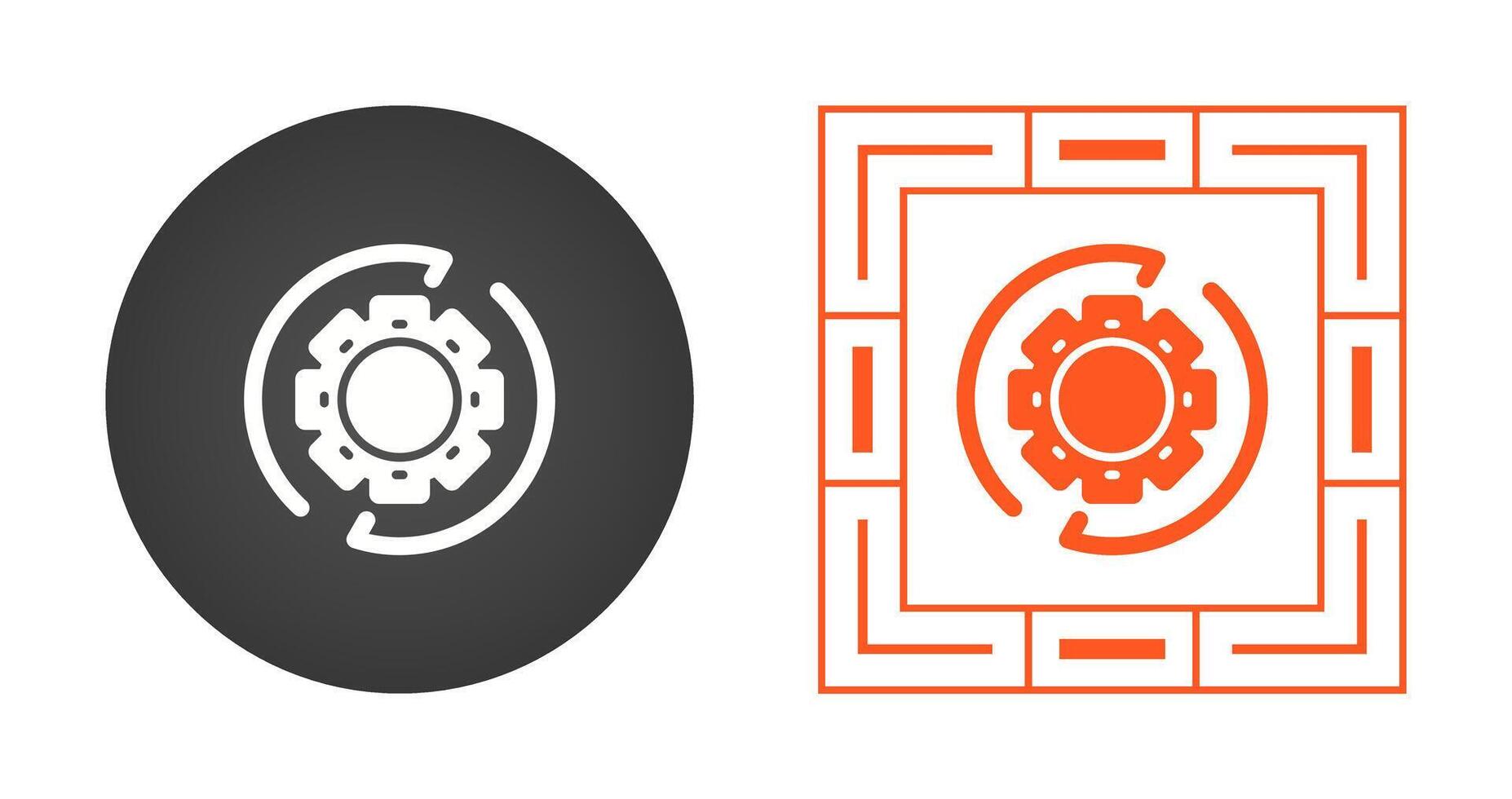 Settings Gear Vector Icon
