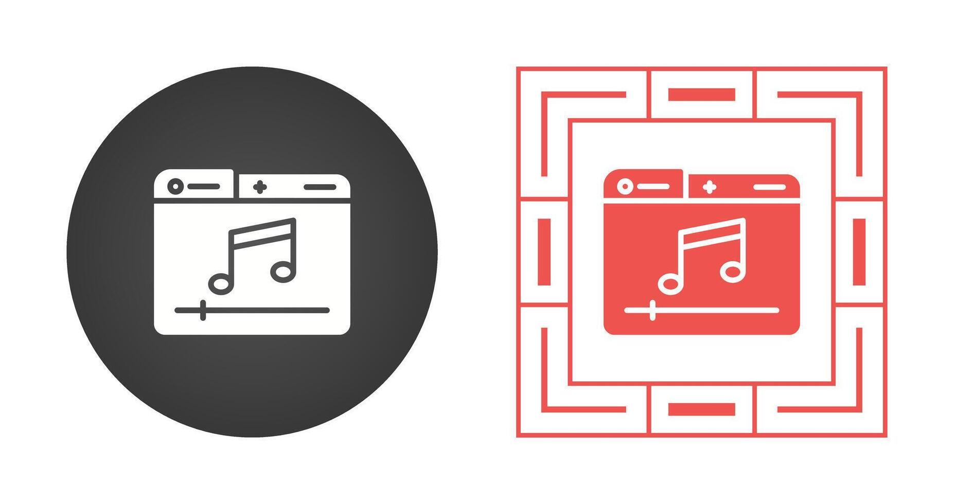 Music Player Vector Icon