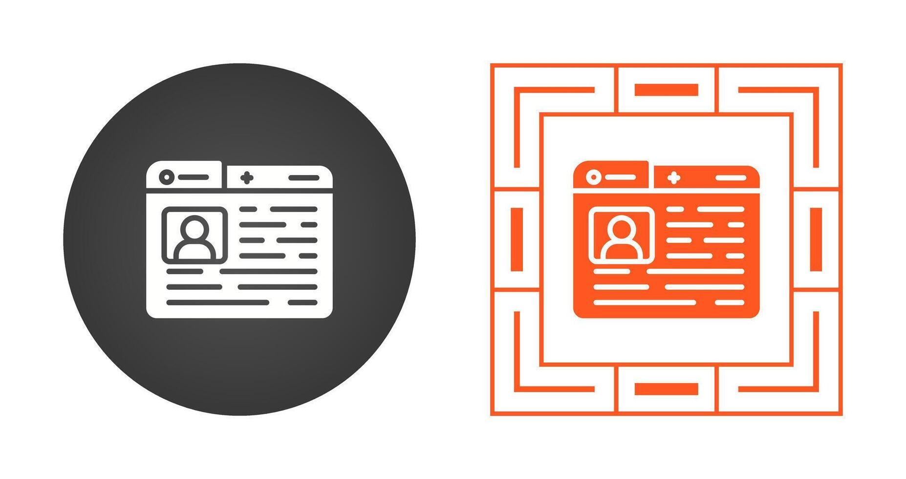 Profile Vector Icon