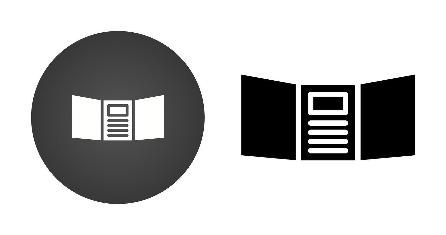 Triptych Vector Icon