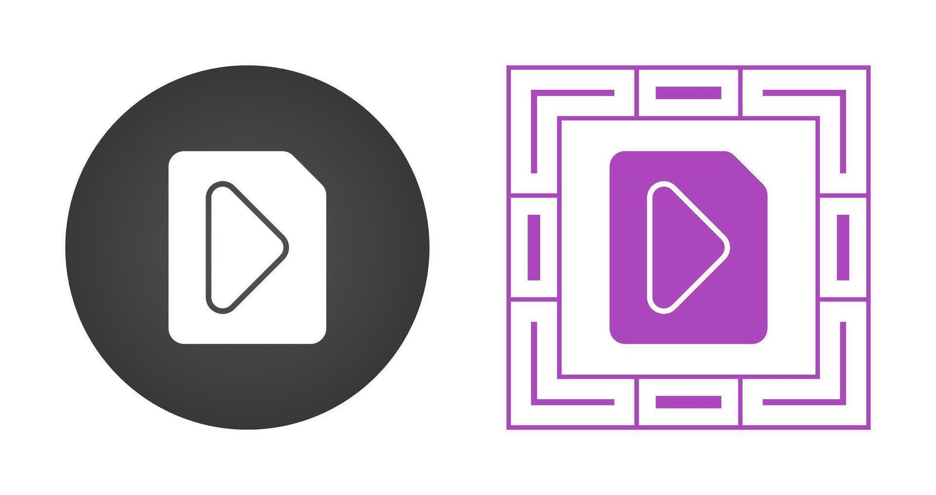 Video File Vector Icon