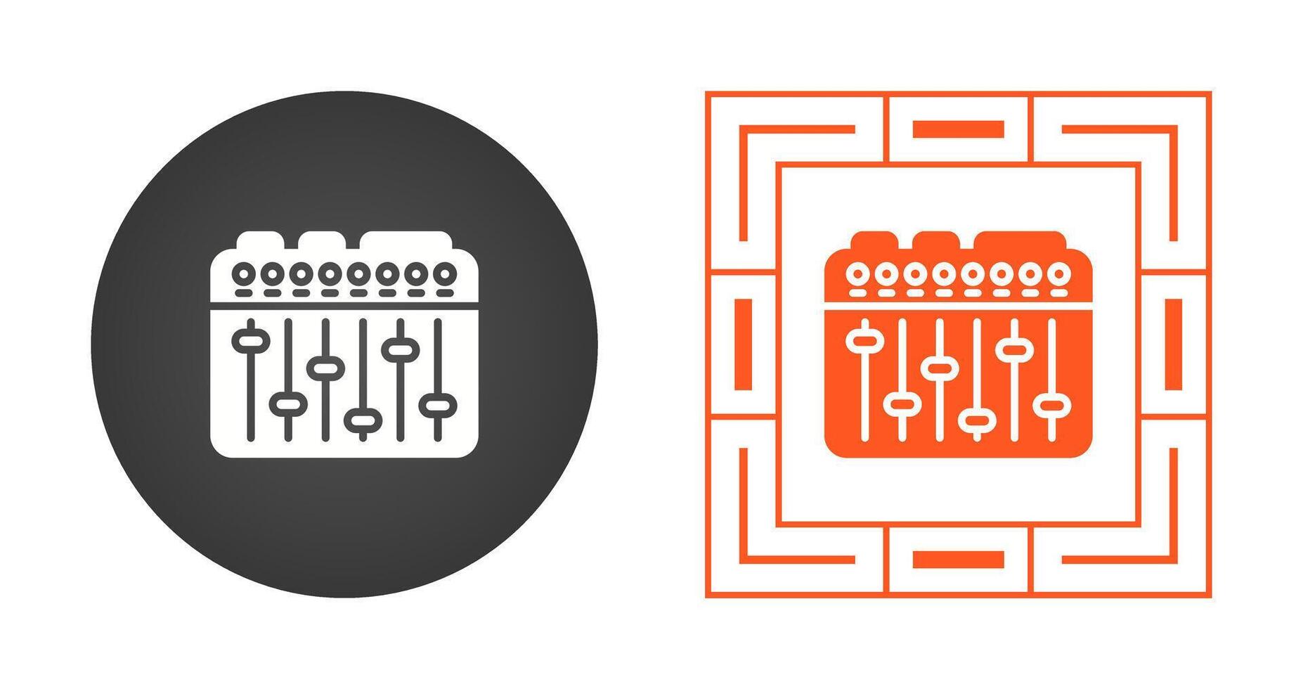 Sound Mixer Vector Icon