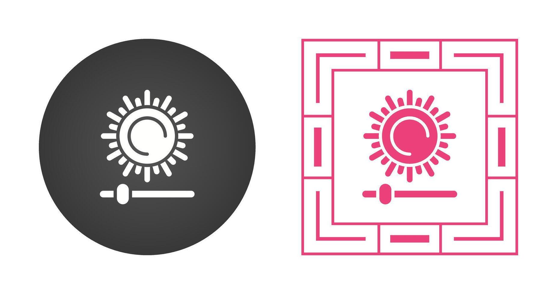 Brightness And Contrast Vector Icon