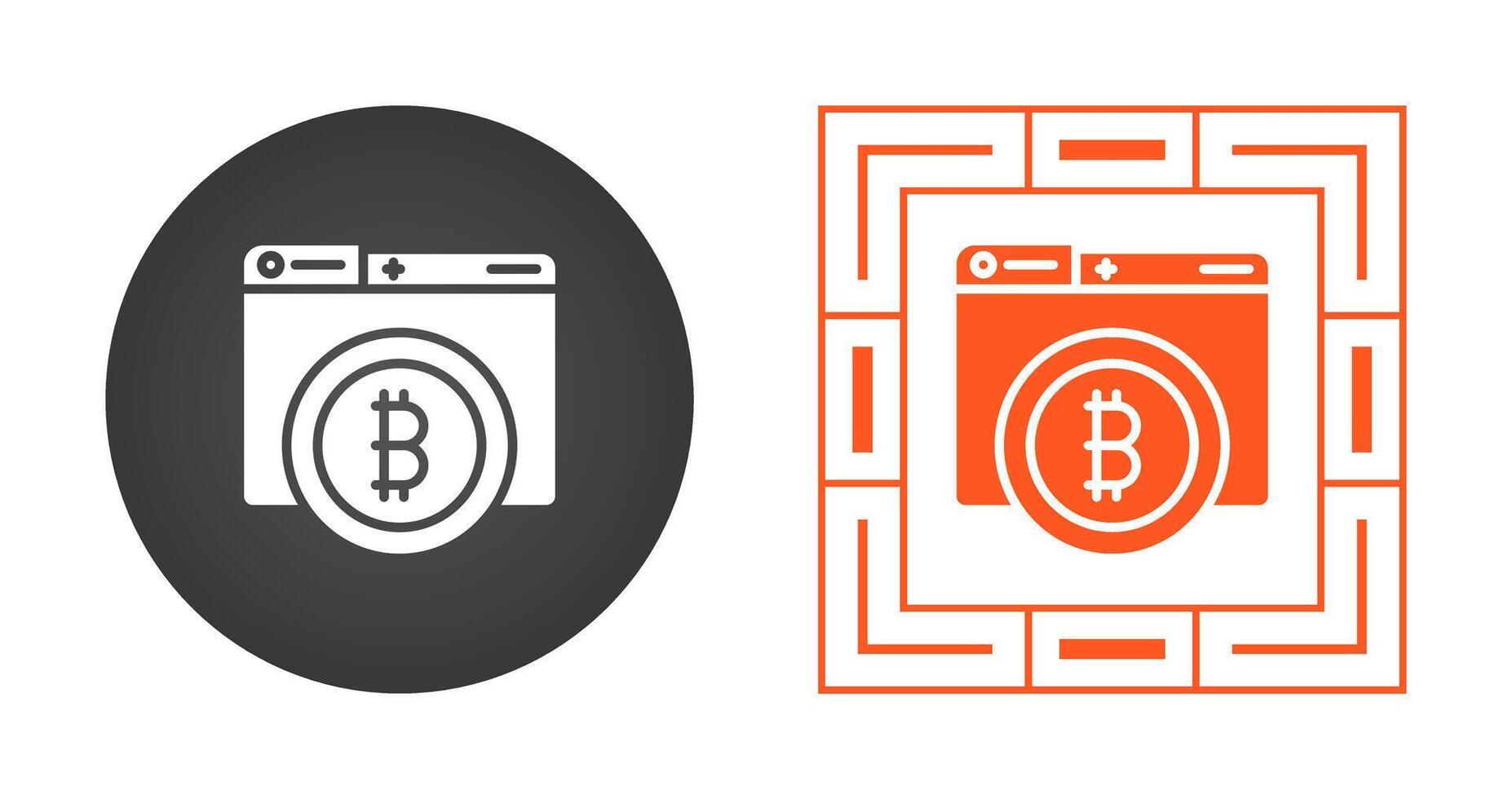 Bitcoin Vector Icon