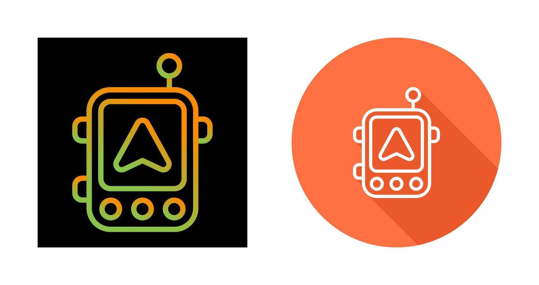 GPS Navigation Device Vector Icon