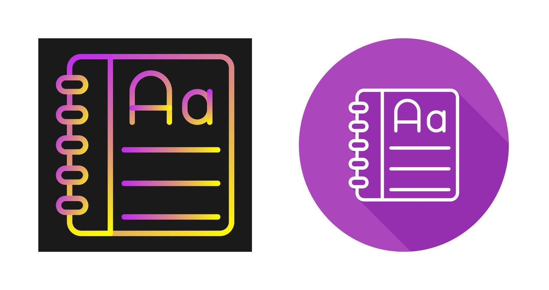 Thesaurus Vector Icon