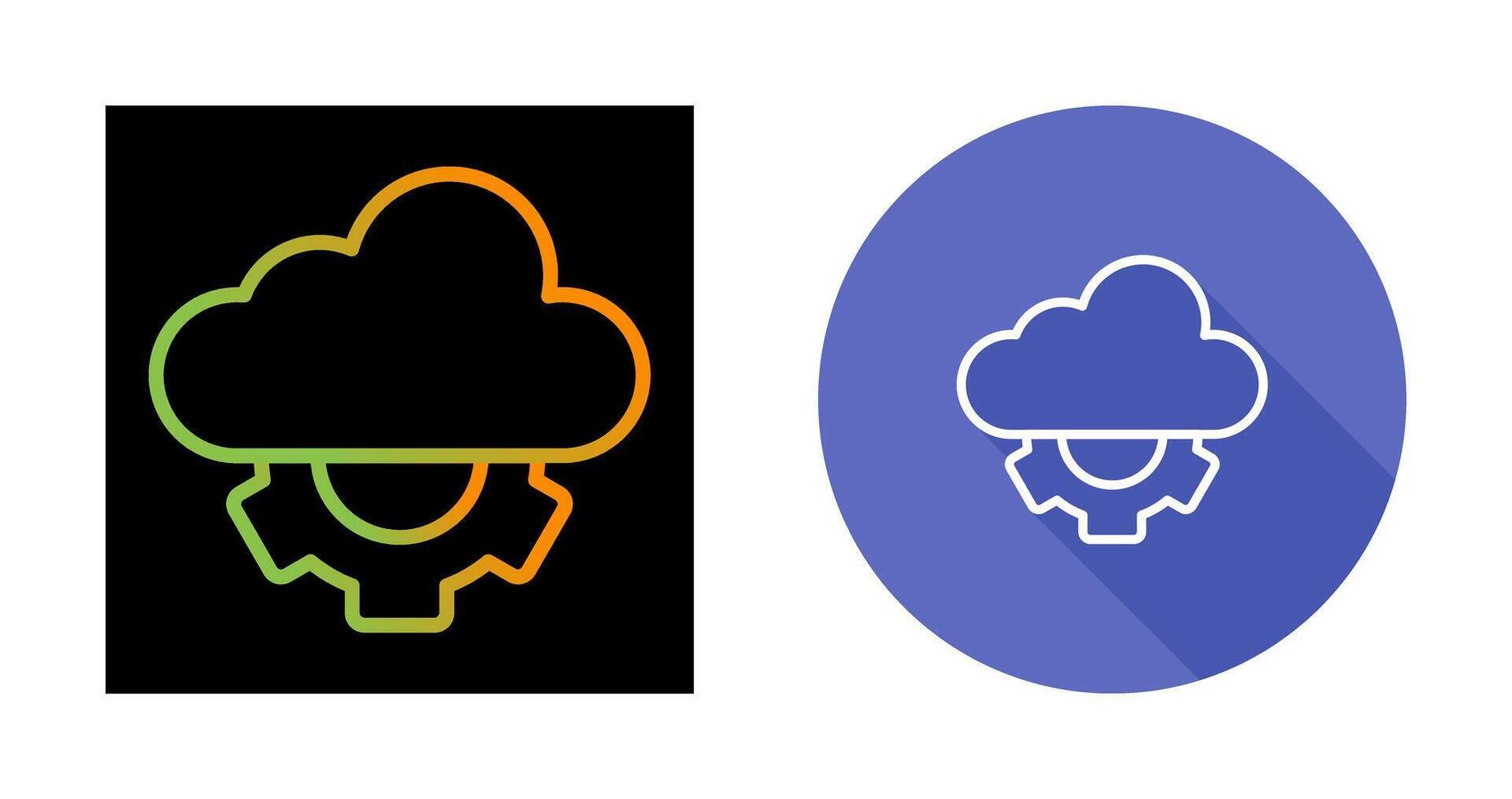 Cloud API Vector Icon