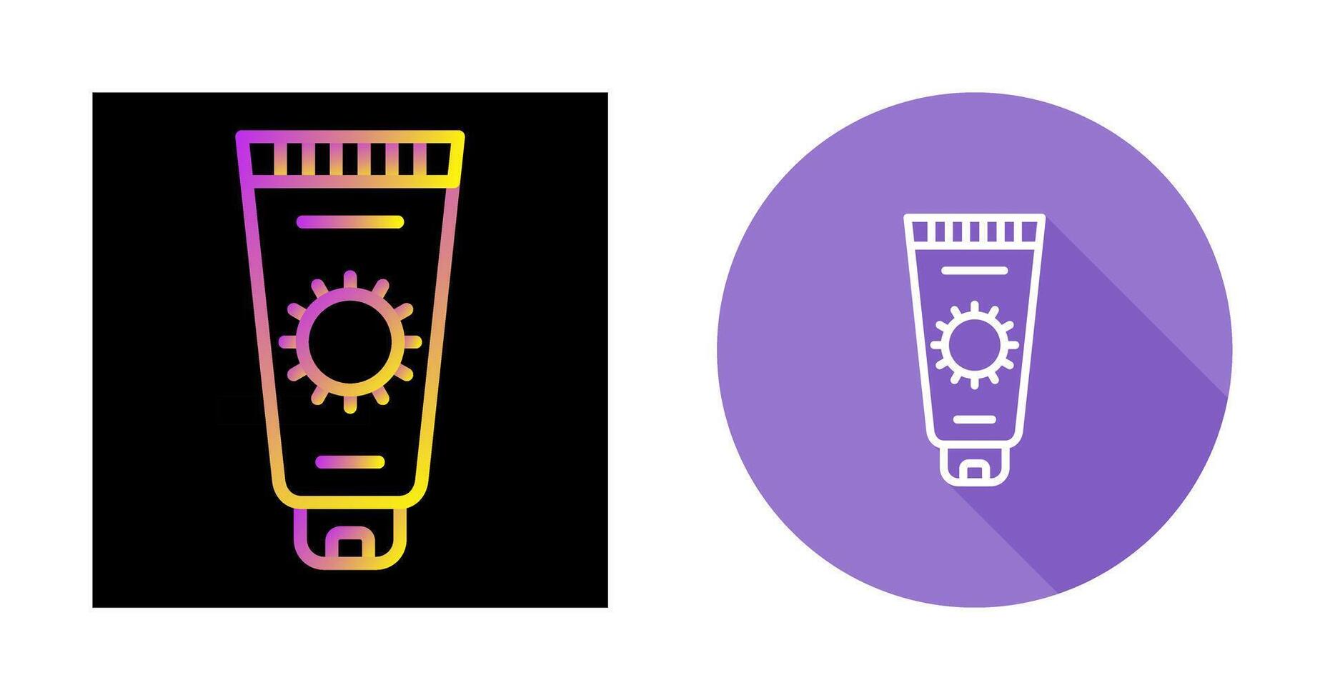 Sunscreen Vector Icon