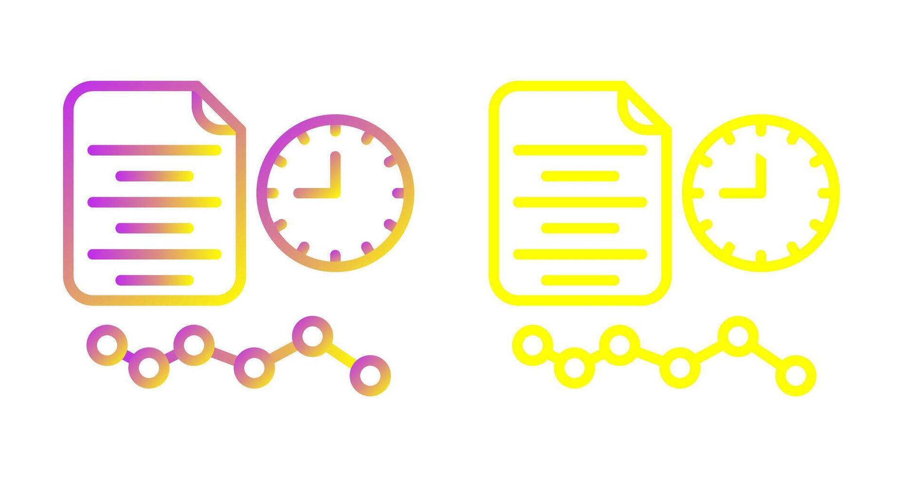 Time Series Analysis Vector Icon