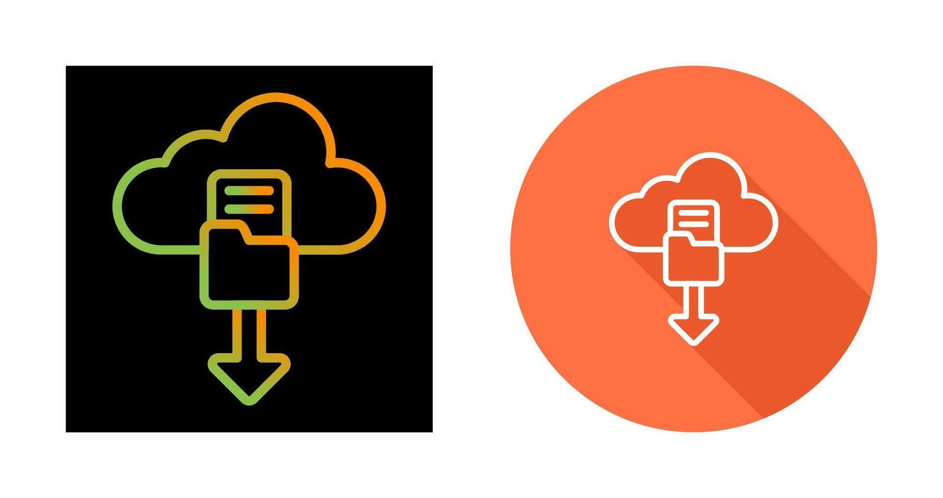 nube seguridad revisión de cuentas vector icono