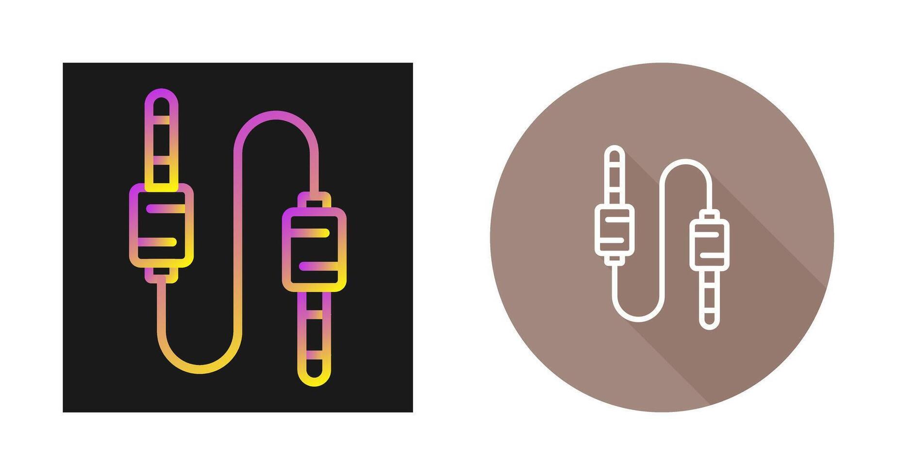 Audio Cable Vector Icon