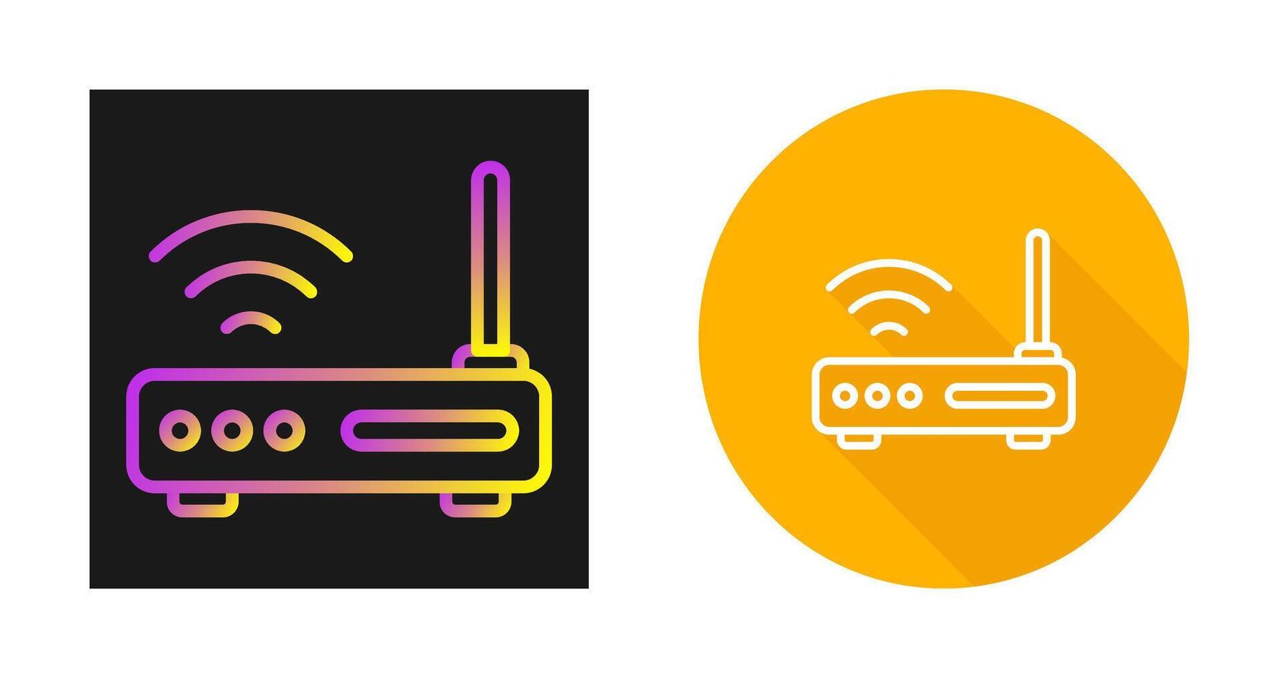 Wi-Fi Router Vector Icon