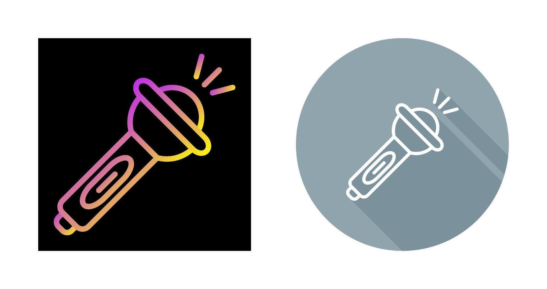 Flashlight Vector Icon