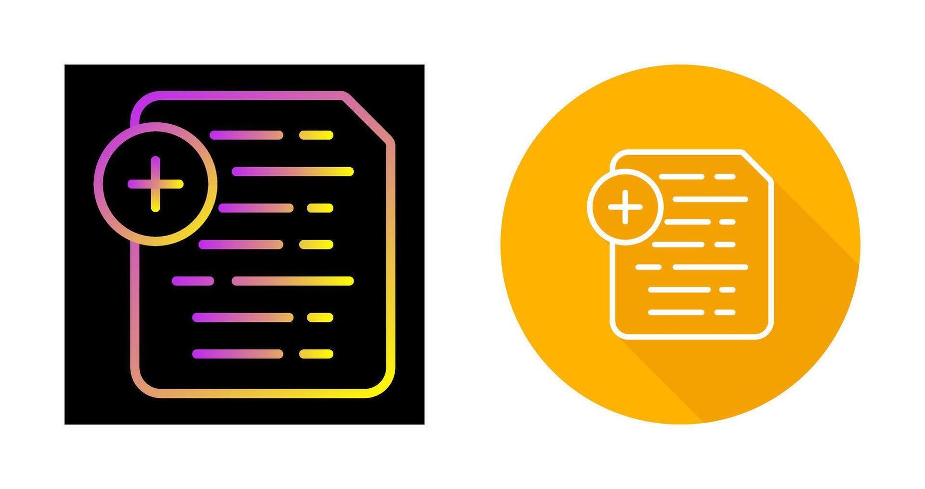 Document Insert Icon Vector Icon