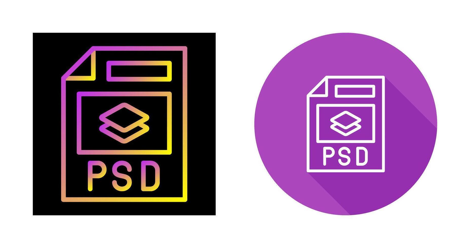 psd archivo vector icono