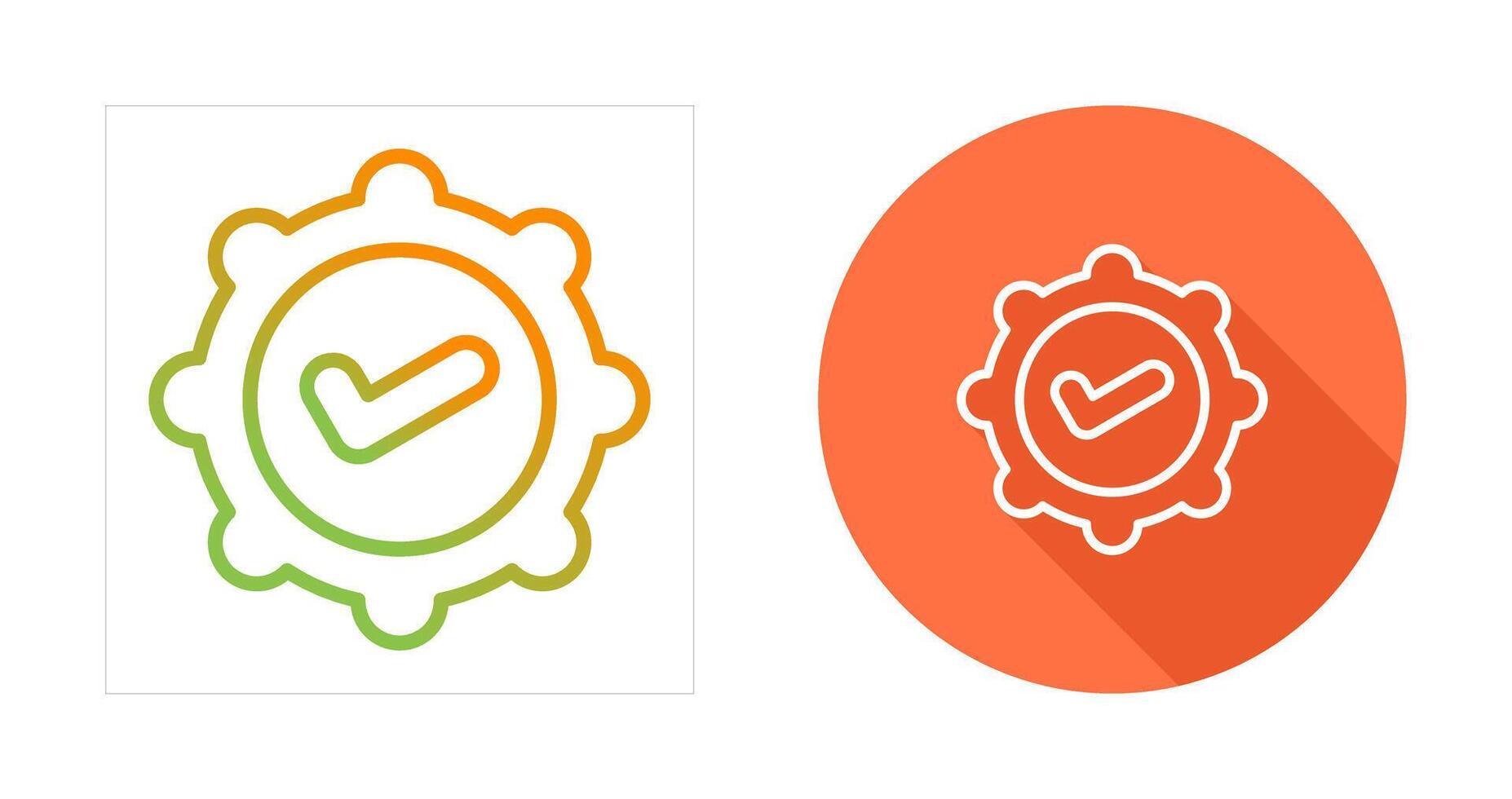 Badge Check Vector Icon