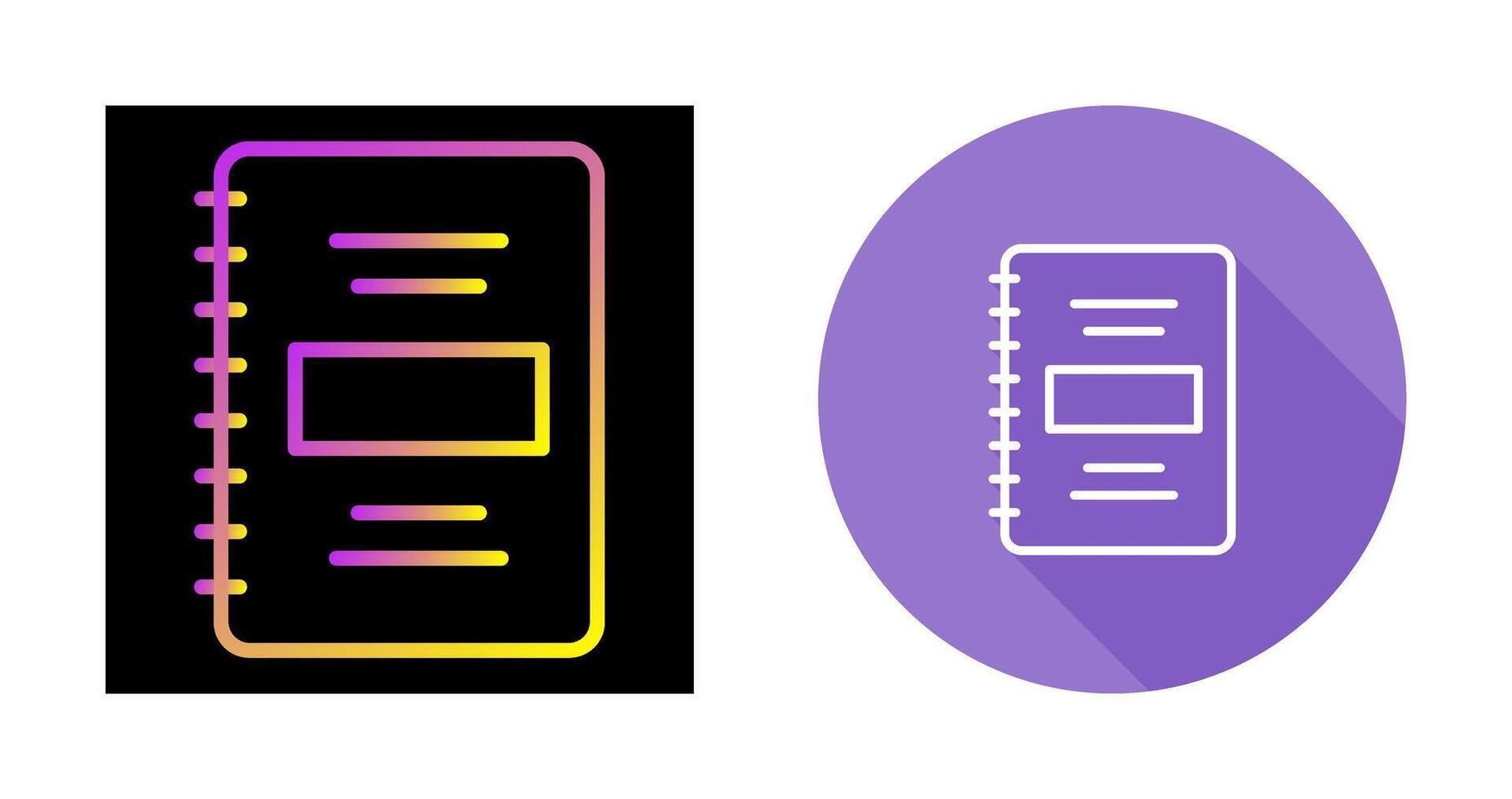 Notebook Vector Icon