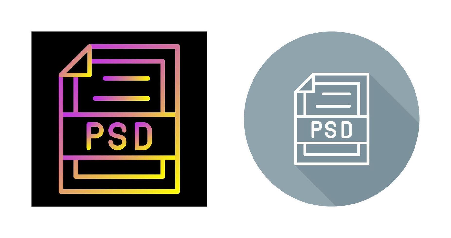 psd archivo vector icono