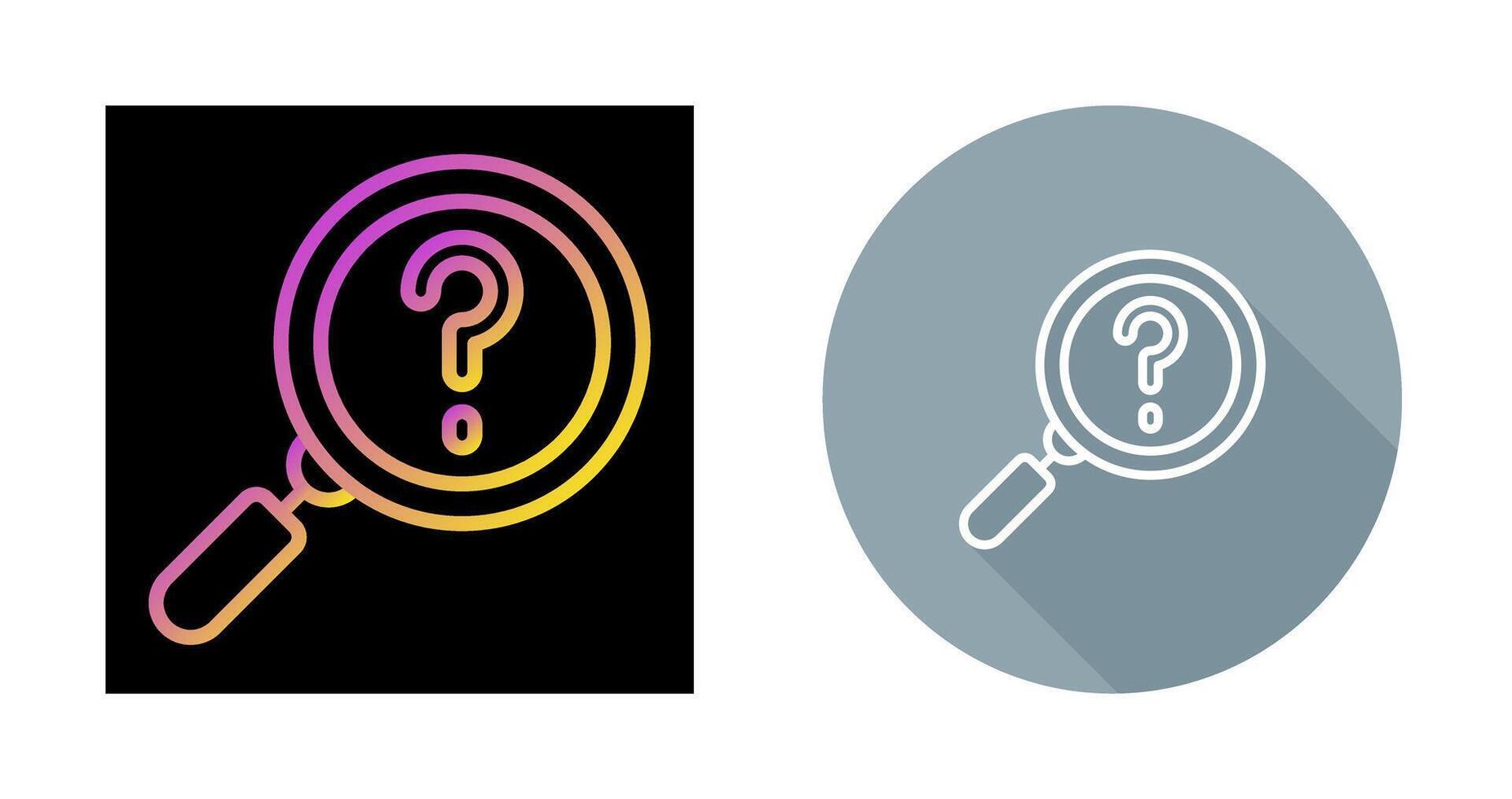 Problem Framing Vector Icon