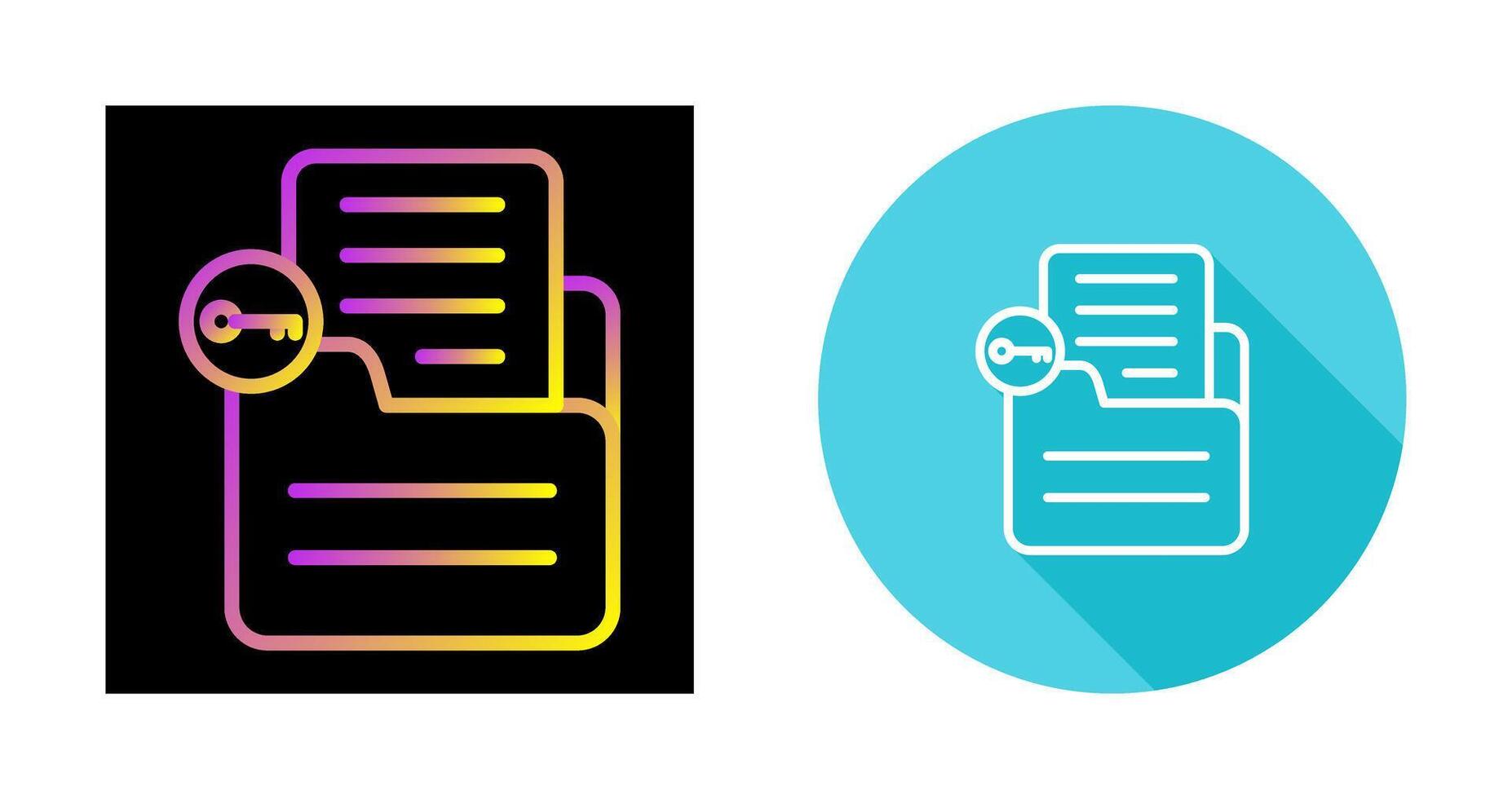 Document Unlock Vector Icon