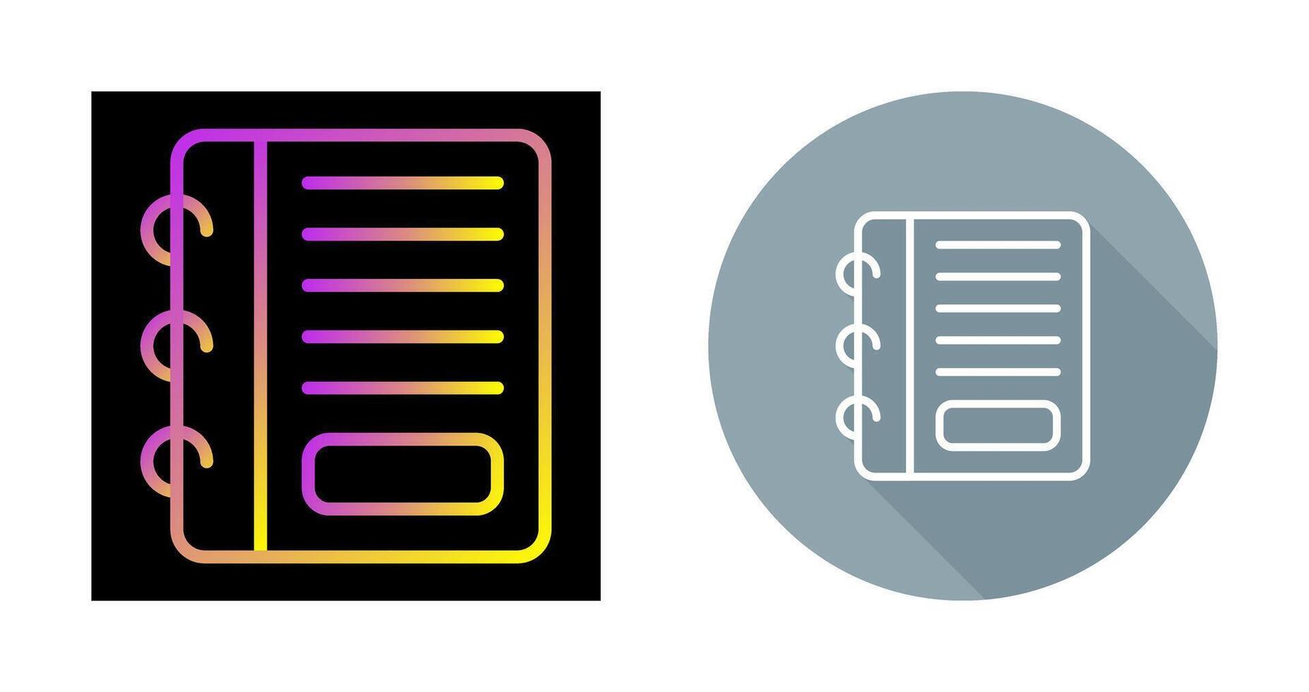 Notepad Vector Icon