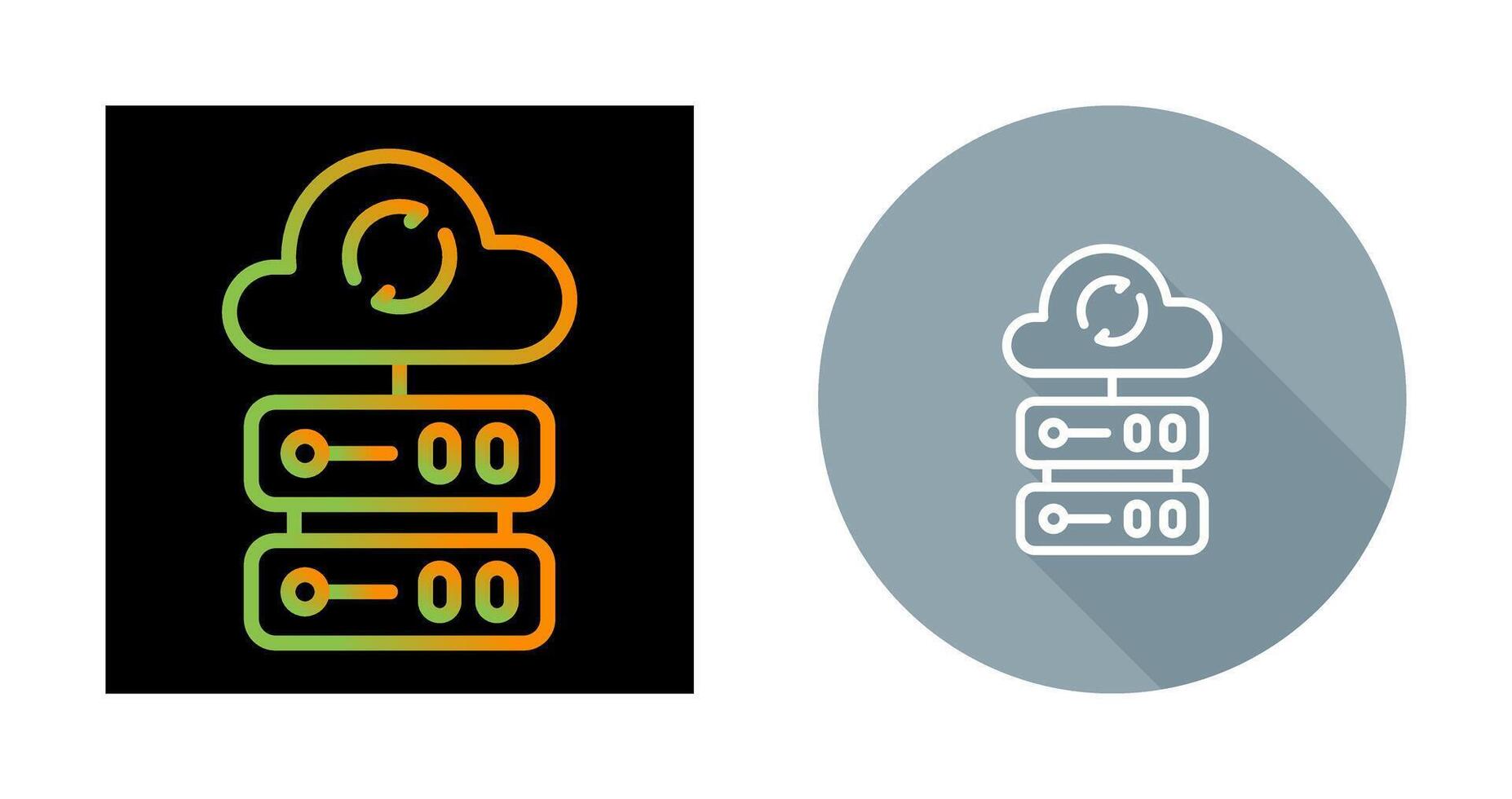 icono de vector de copia de seguridad