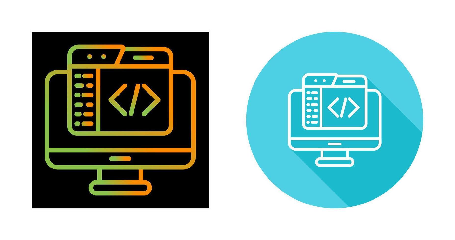 Code Editor Vector Icon