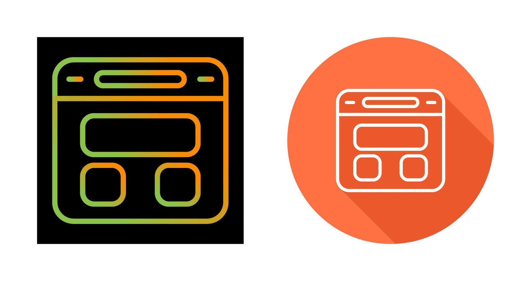 Browser Vector Icon