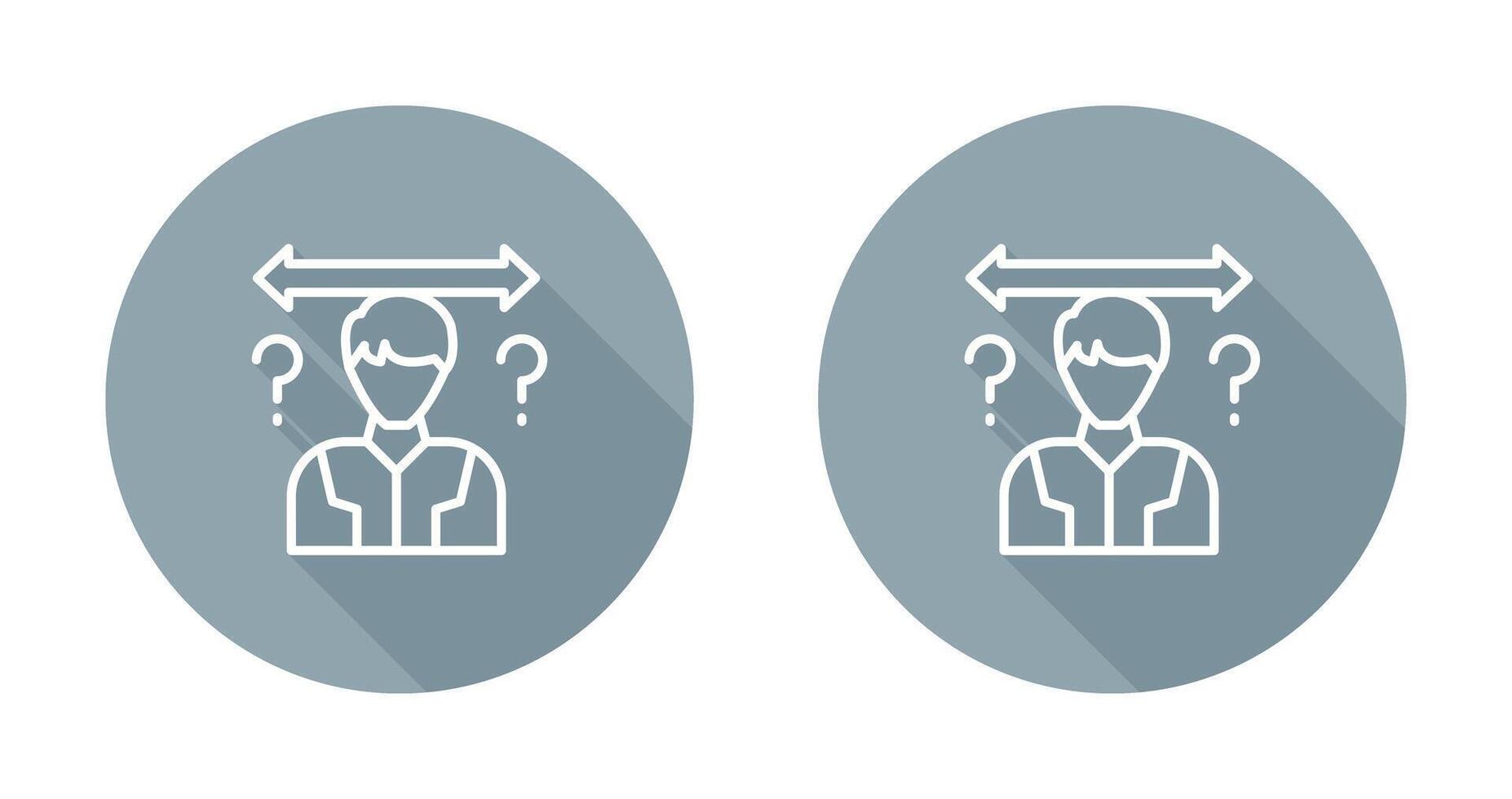Uncertainty Vector Icon