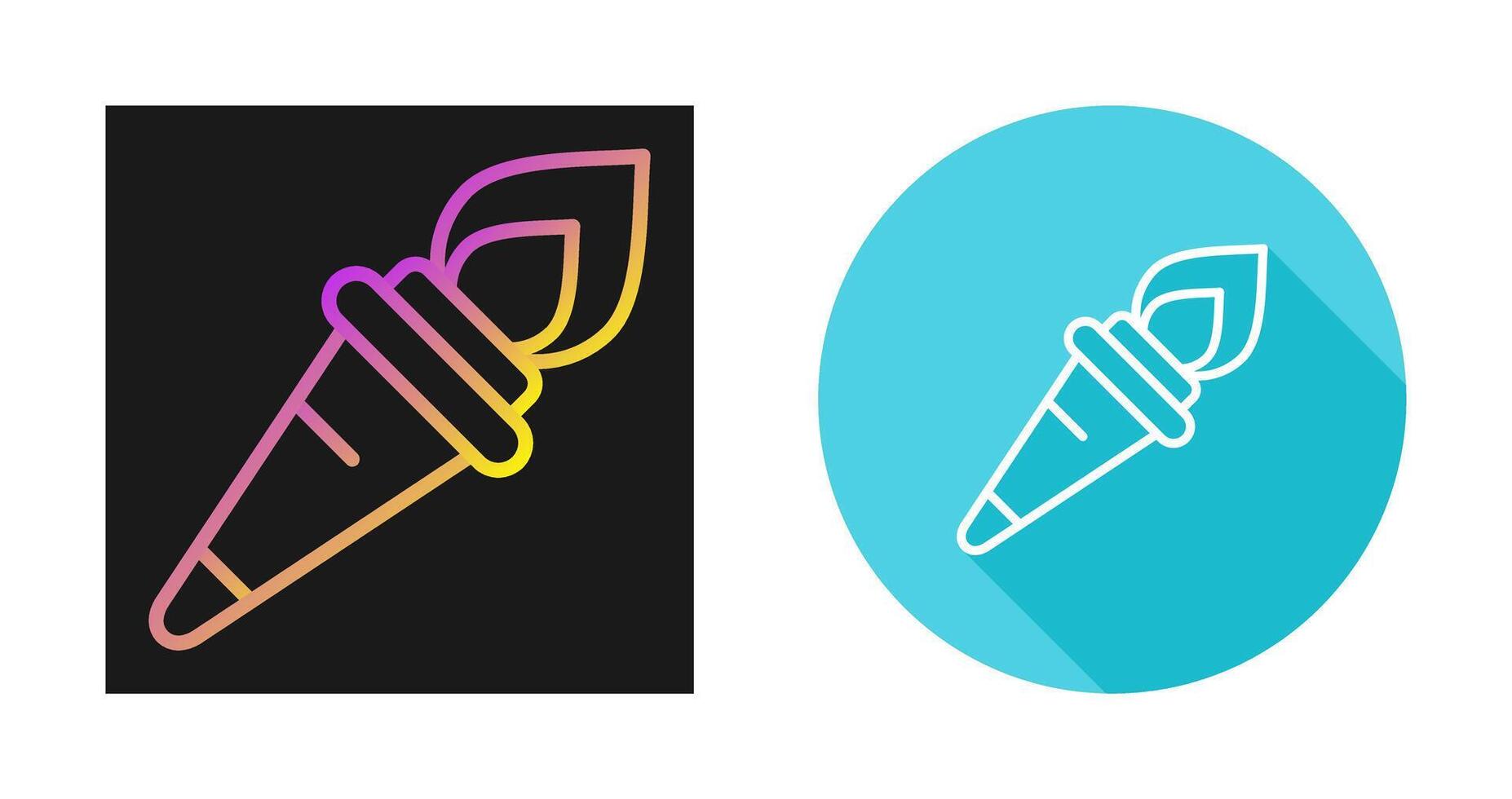 Torch Vector Icon