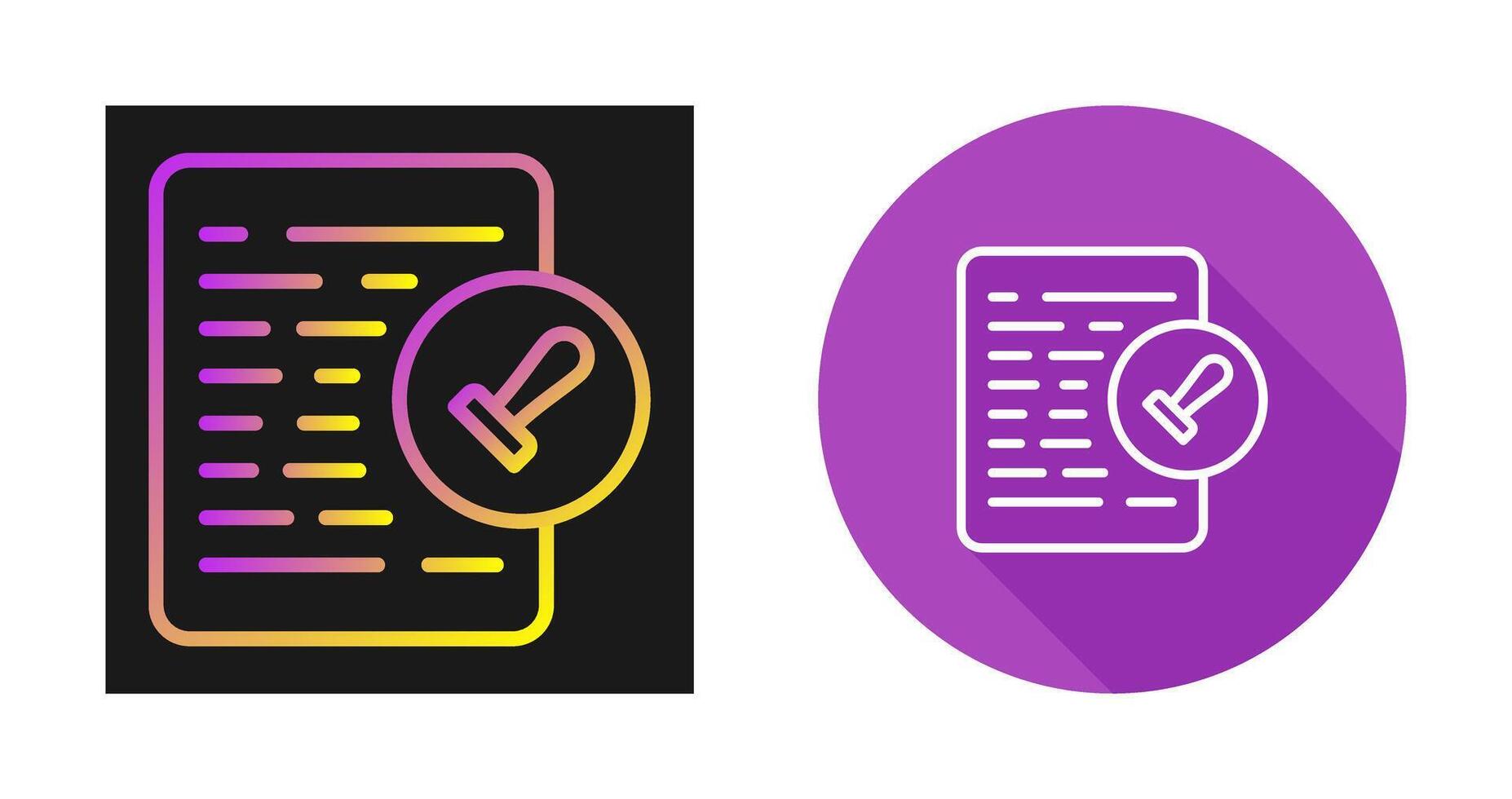 Document Permissions Vector Icon