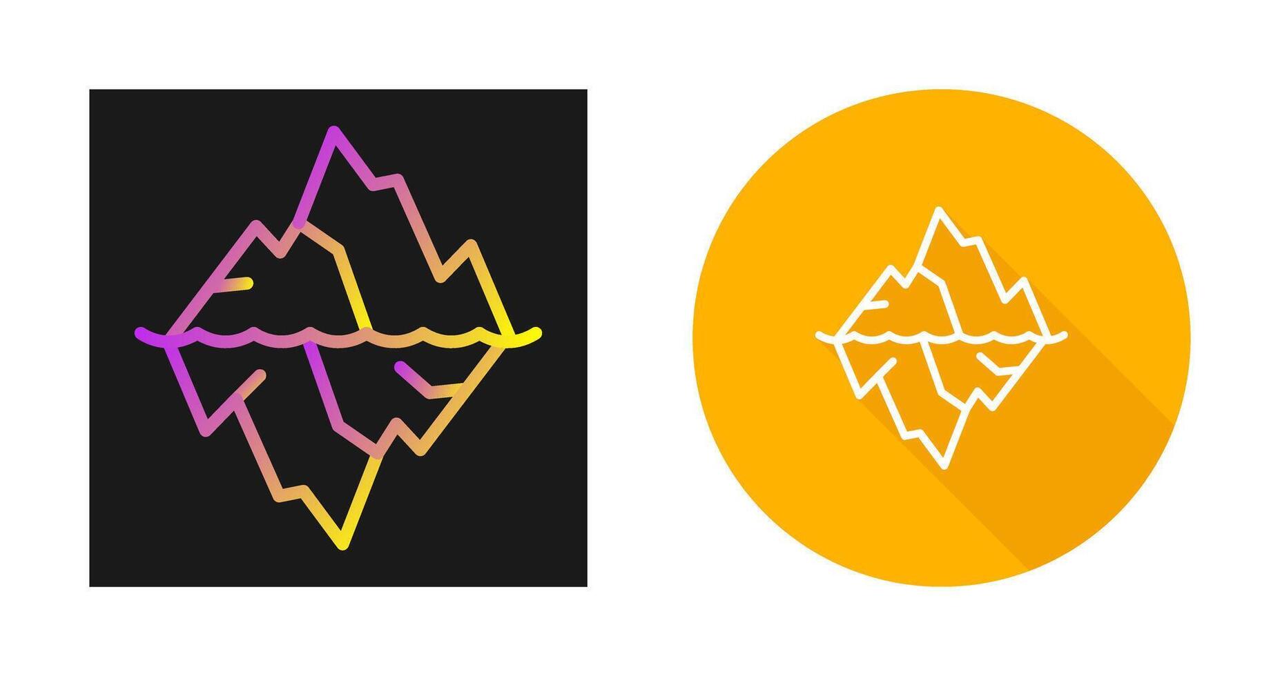 Glacier Vector Icon