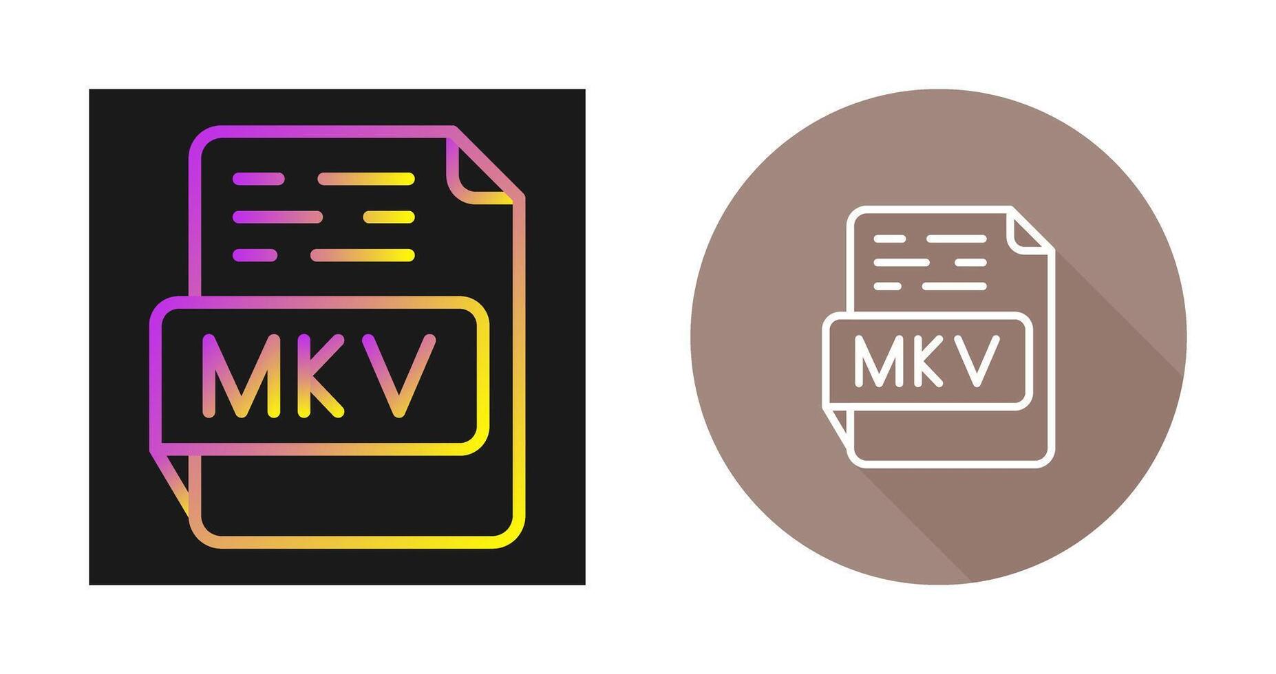 MKV Vector Icon