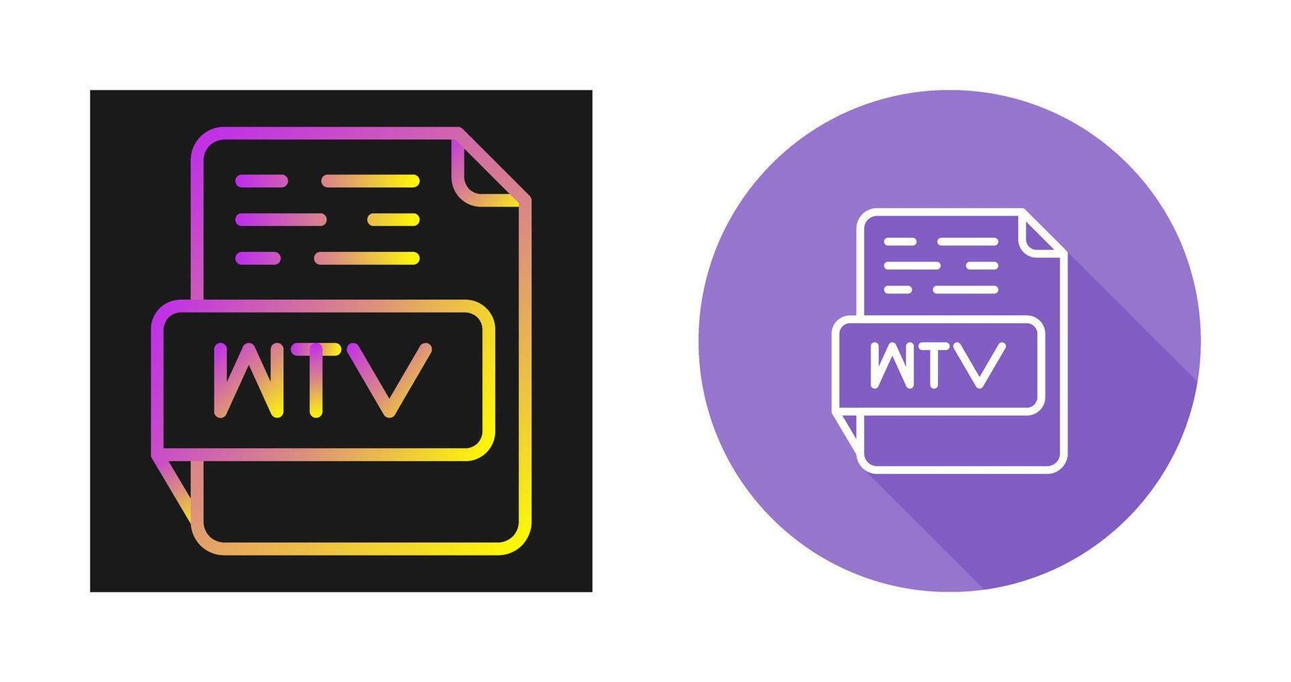 WTV Vector Icon