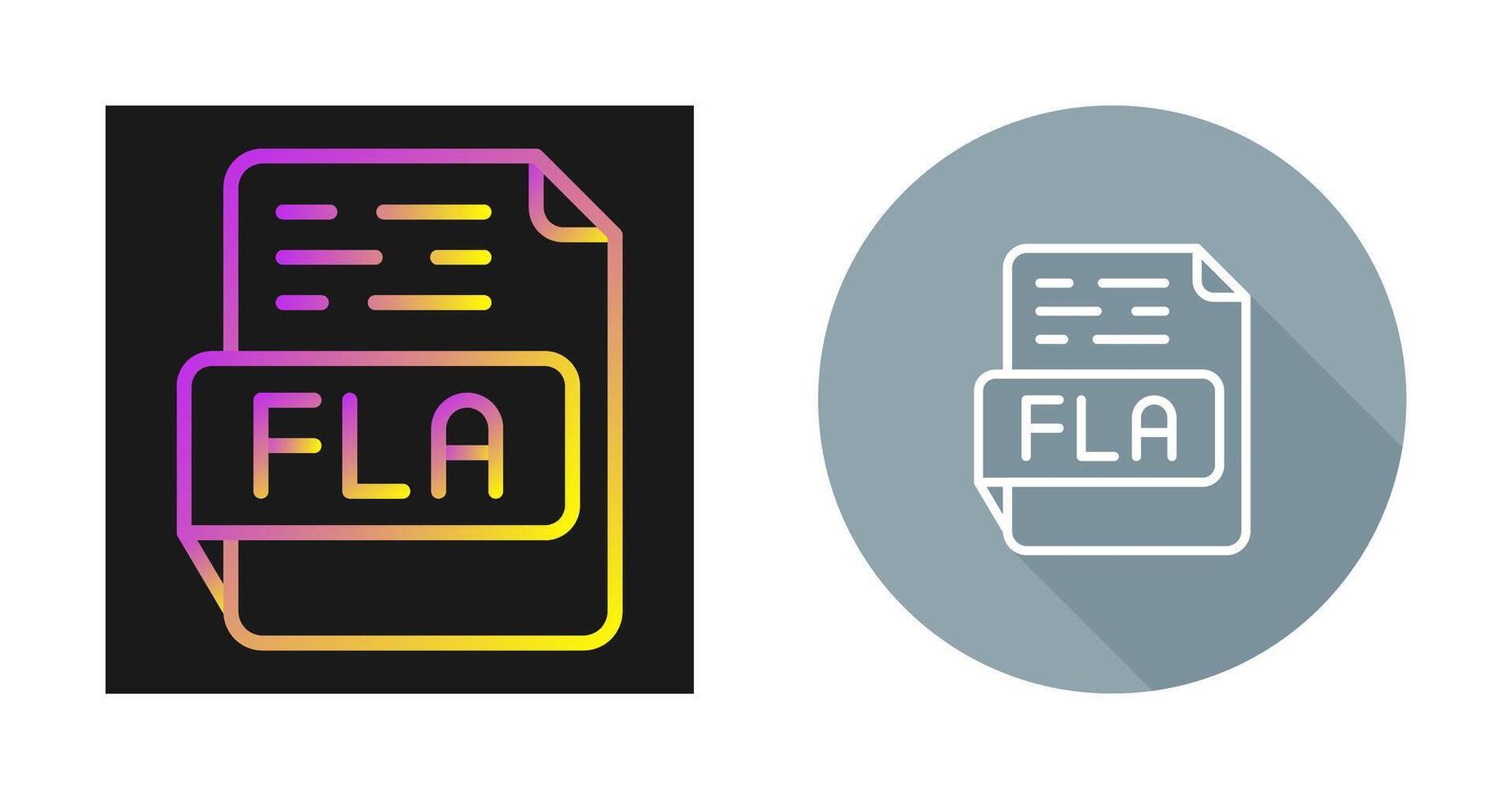 FLA Vector Icon