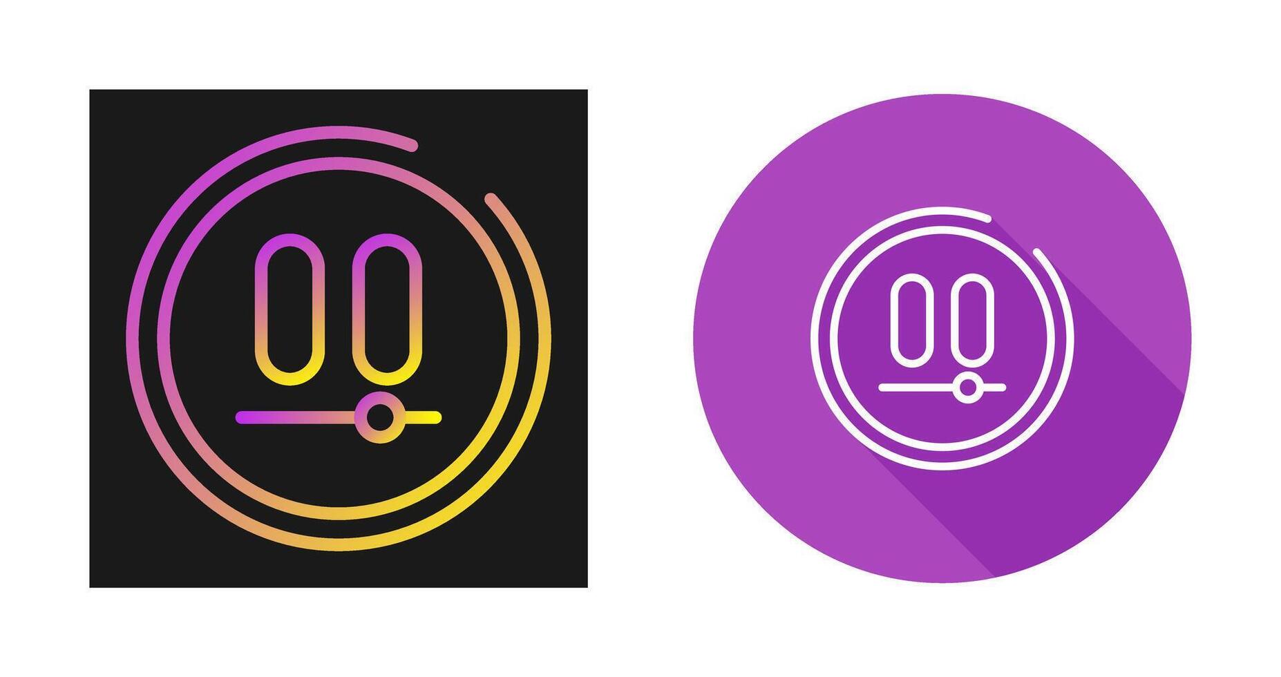 Video Pause Button Vector Icon