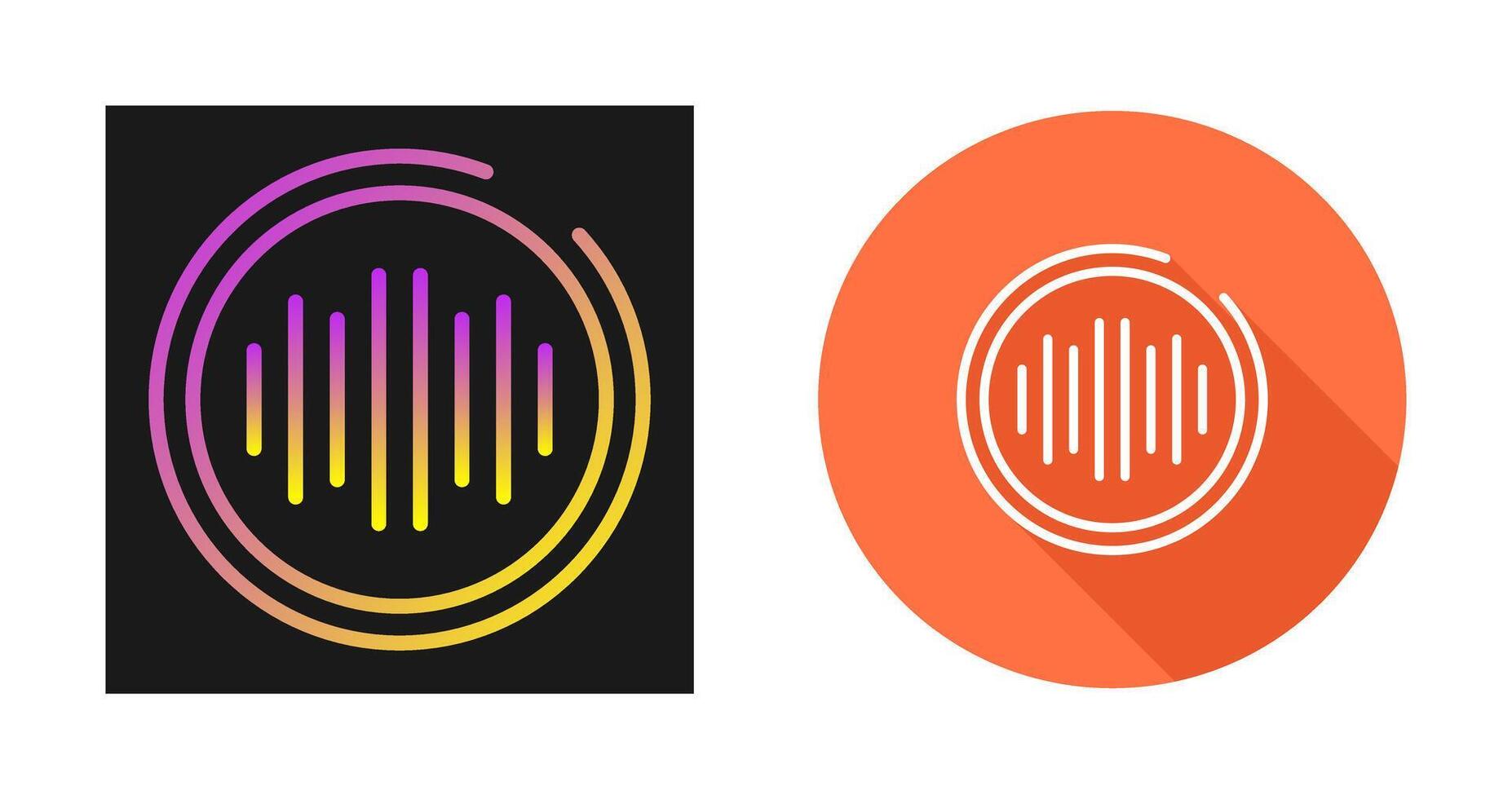 Audio Spectrum Vector Icon