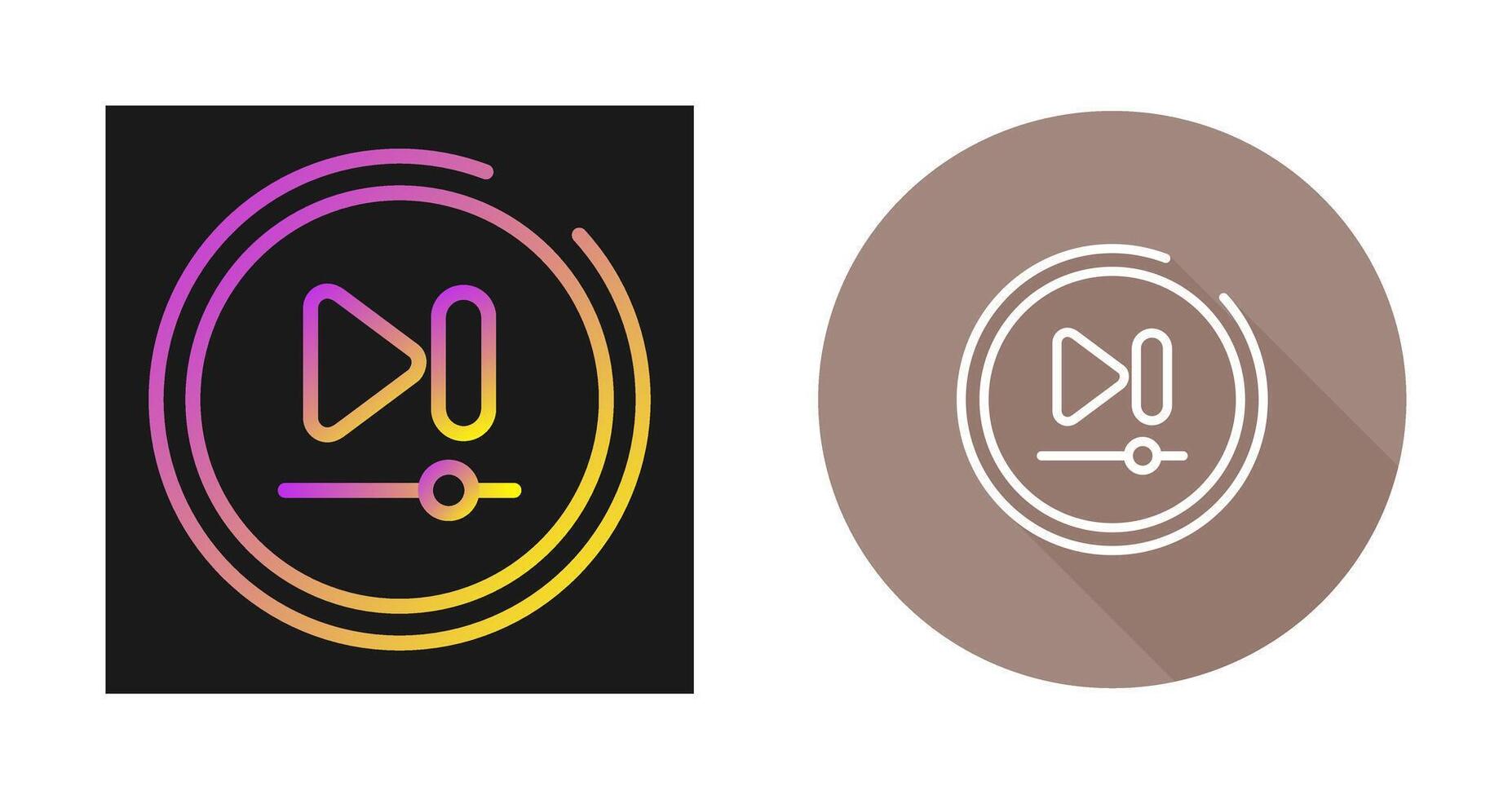 Video Next Track Button Vector Icon